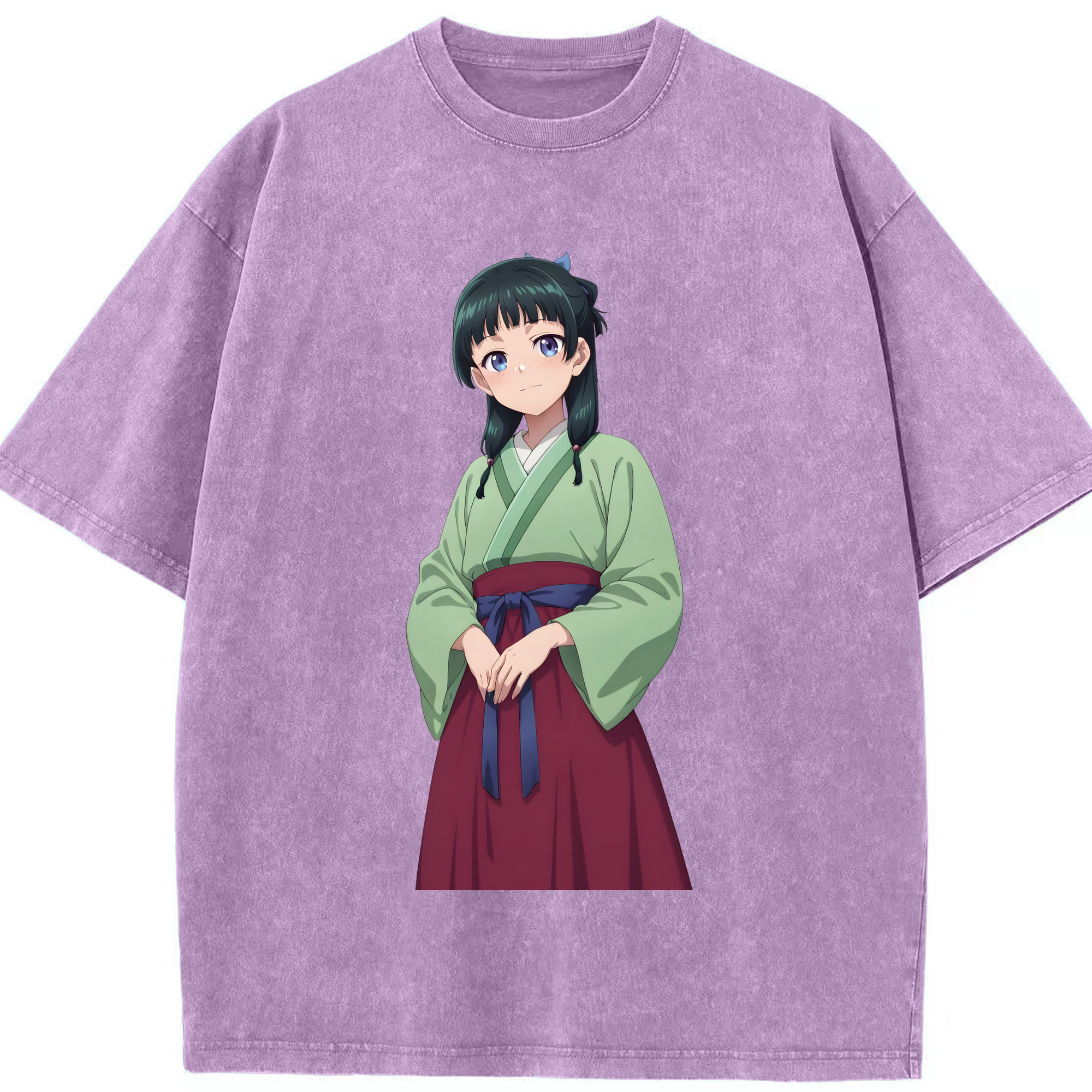 （画像用） 薬屋のひとりごと The Apothecary Diaries 綿100% ヴィンテージ風 半袖Tシャツ（フロントプリント）