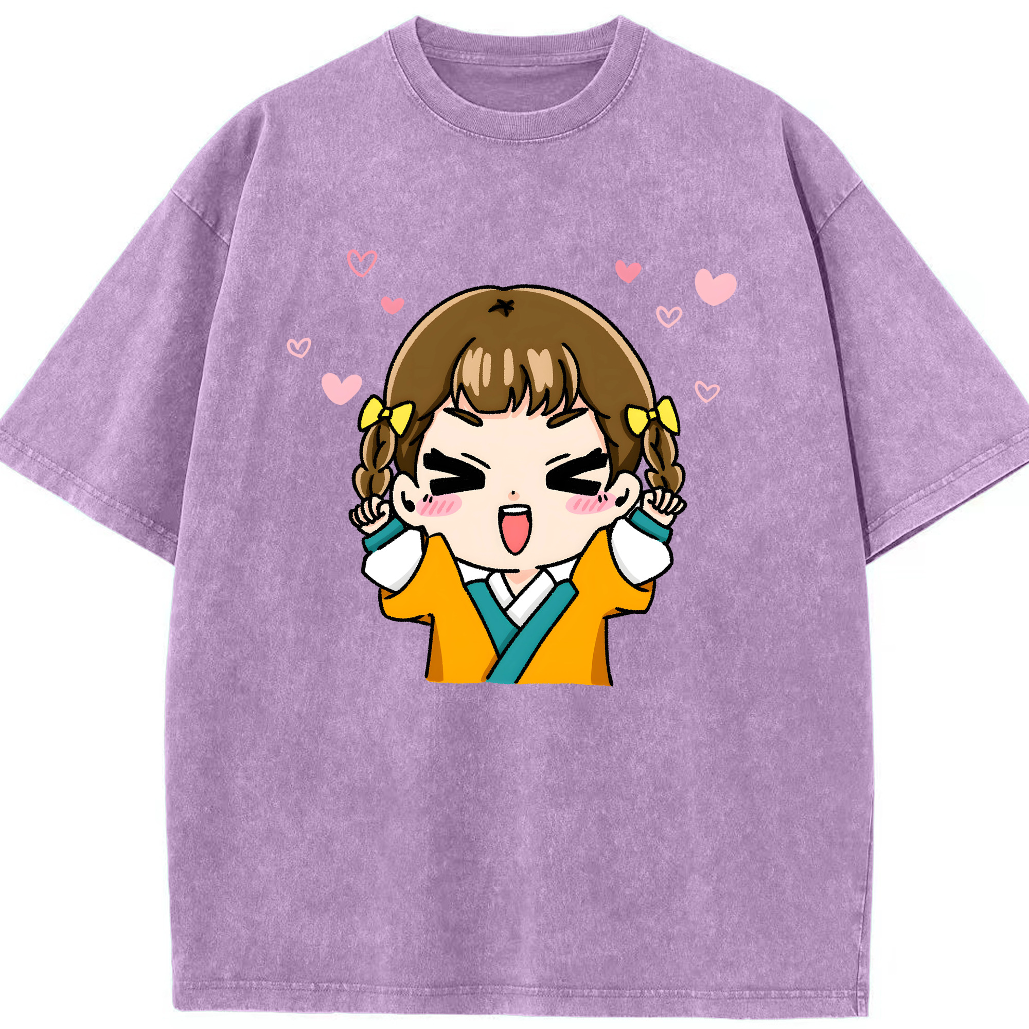 （画像用） 薬屋のひとりごと The Apothecary Diaries 綿100% ヴィンテージ風 半袖Tシャツ（フロントプリント）