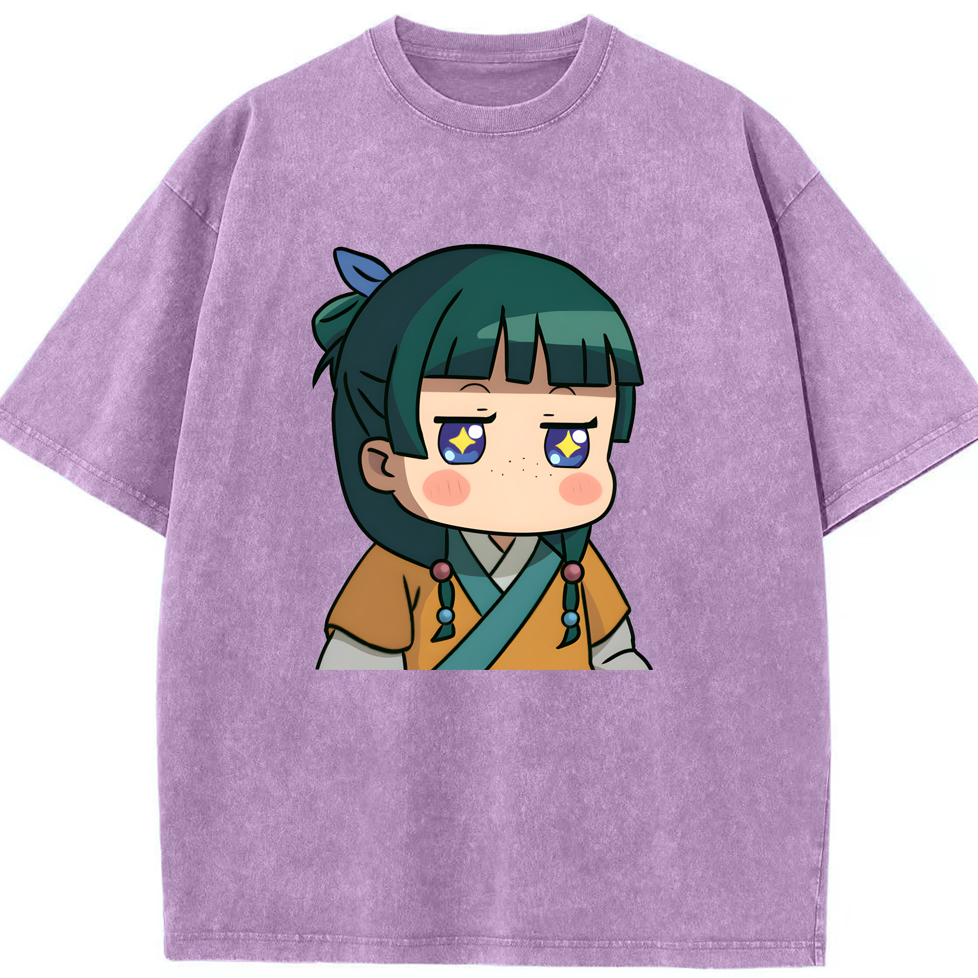 （画像用） 薬屋のひとりごと The Apothecary Diaries 綿100% ヴィンテージ風 半袖Tシャツ（フロントプリント）