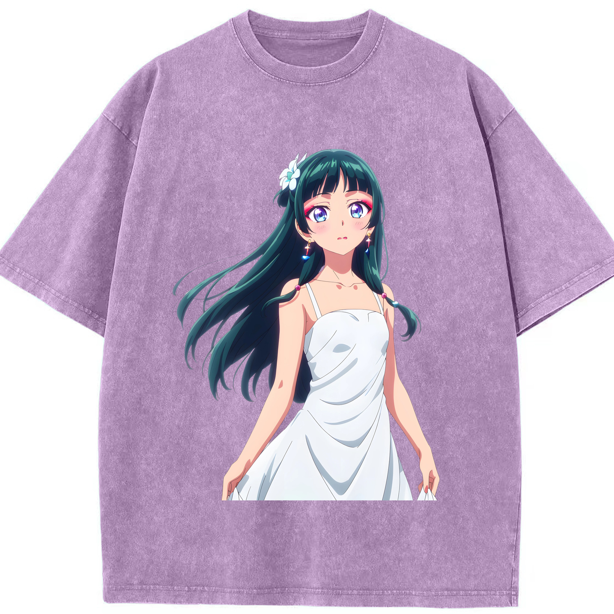 （画像用） 薬屋のひとりごと The Apothecary Diaries 綿100% ヴィンテージ風 半袖Tシャツ（フロントプリント）