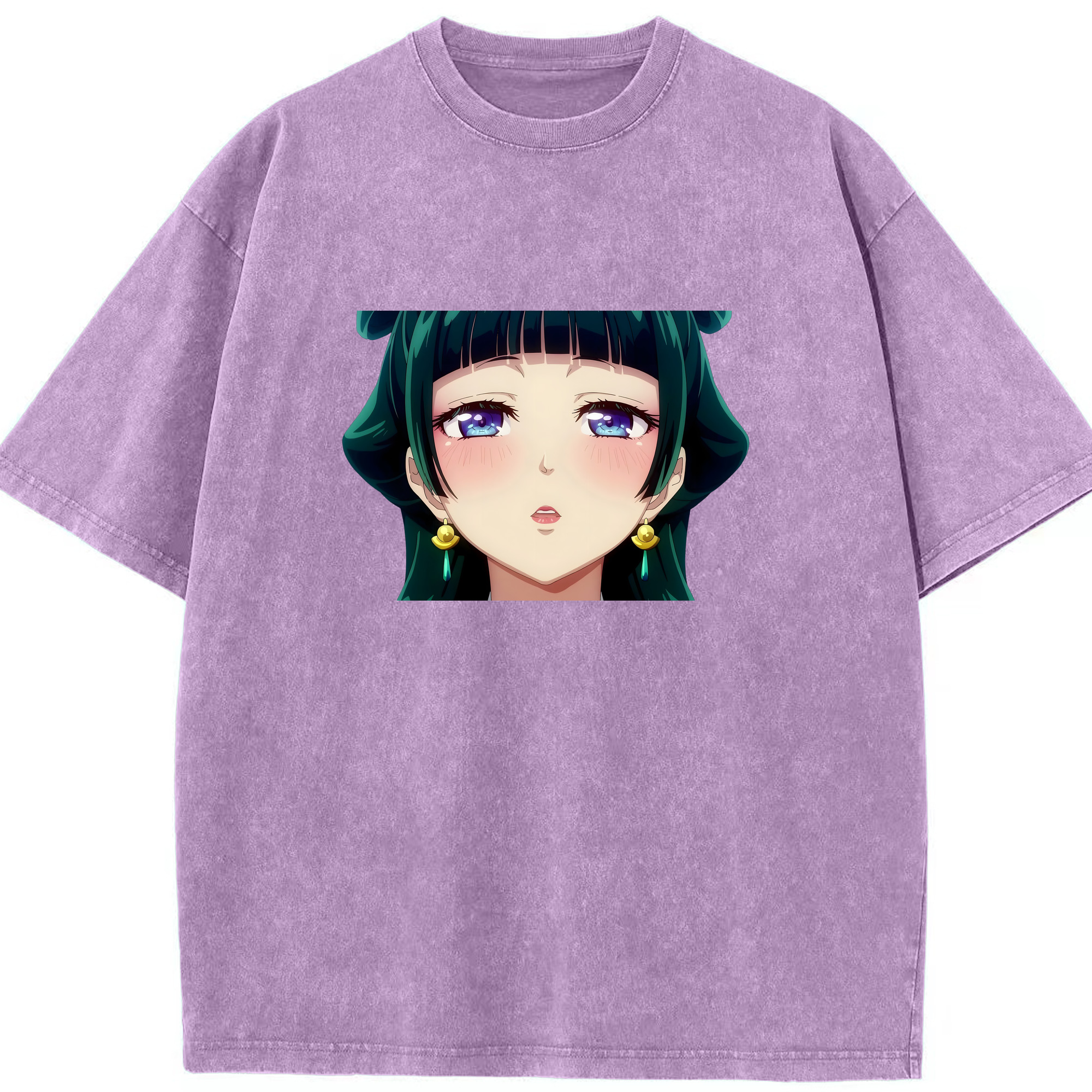 （画像用） 薬屋のひとりごと The Apothecary Diaries 綿100% ヴィンテージ風 半袖Tシャツ（フロントプリント）