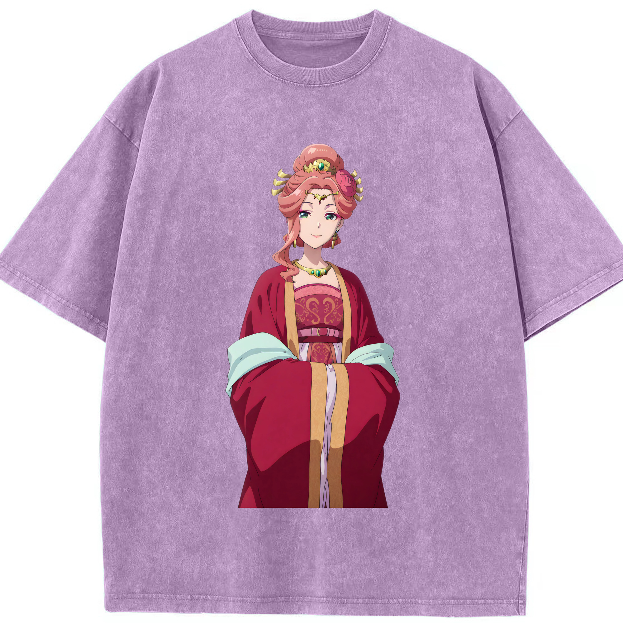 （画像用） 薬屋のひとりごと The Apothecary Diaries 綿100% ヴィンテージ風 半袖Tシャツ（フロントプリント）