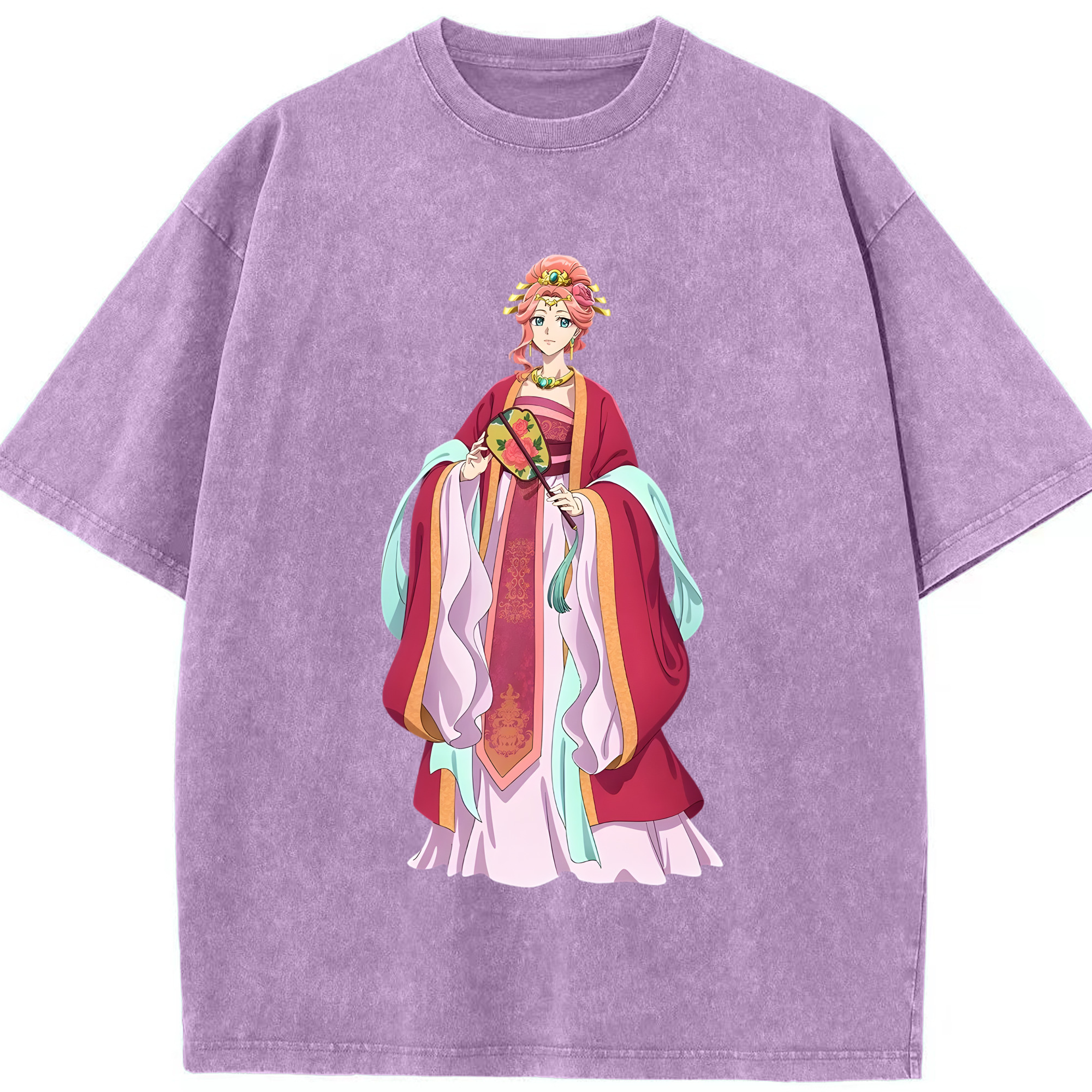 （画像用） 薬屋のひとりごと The Apothecary Diaries 綿100% ヴィンテージ風 半袖Tシャツ（フロントプリント）