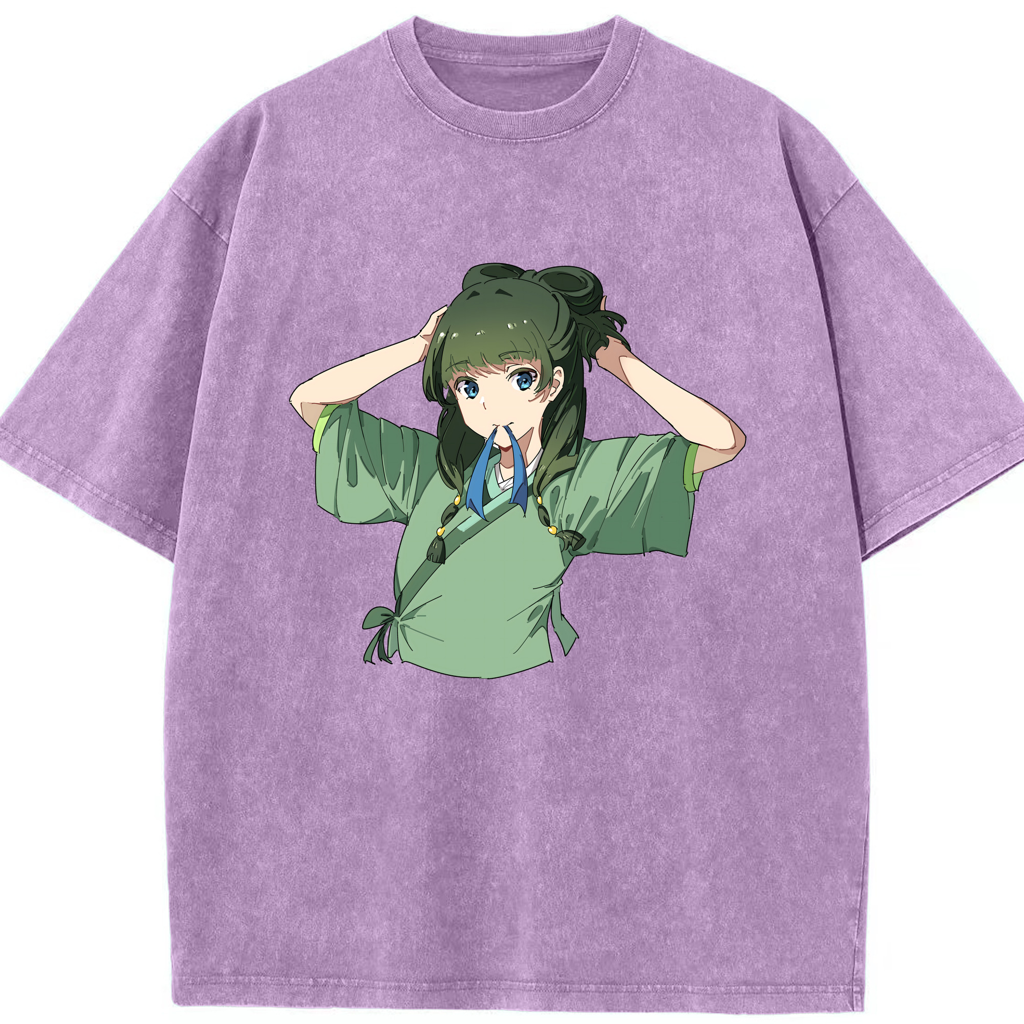 （画像用） 薬屋のひとりごと The Apothecary Diaries 綿100% ヴィンテージ風 半袖Tシャツ（フロントプリント）