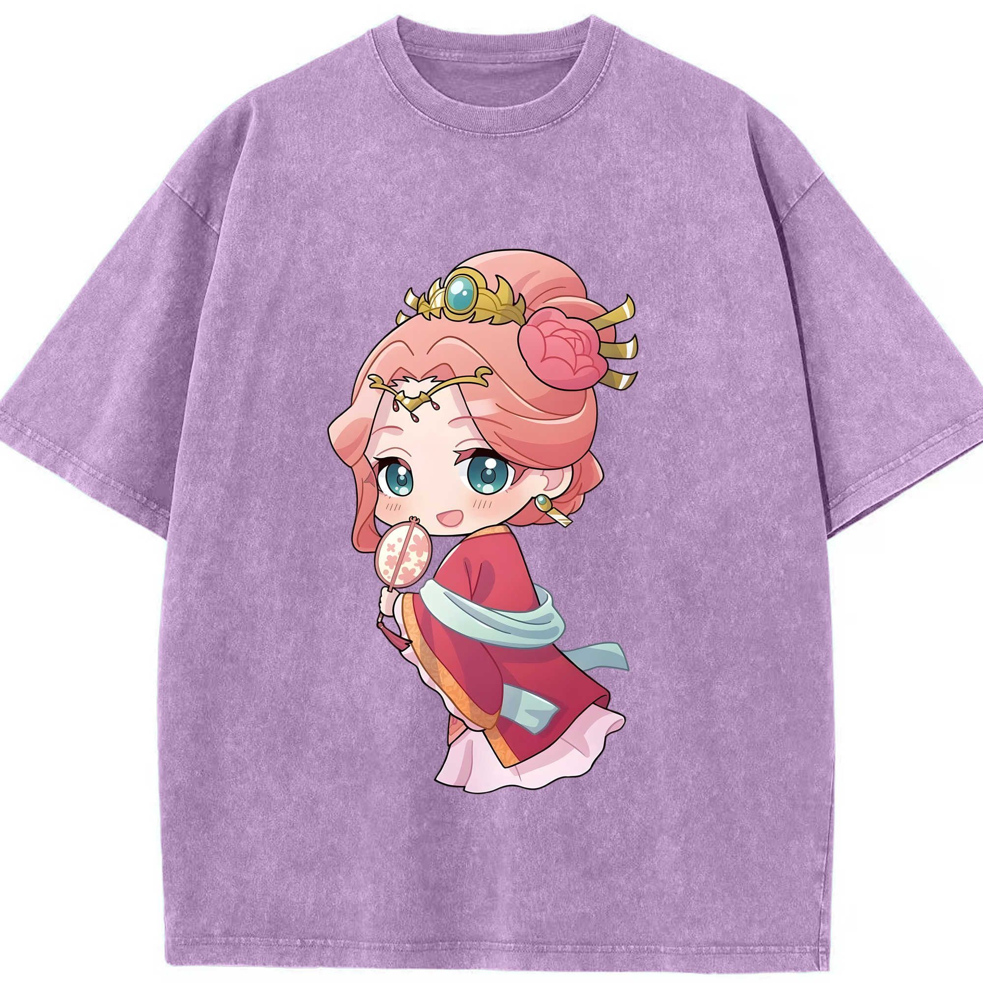 （画像用） 薬屋のひとりごと The Apothecary Diaries 綿100% ヴィンテージ風 半袖Tシャツ（フロントプリント）