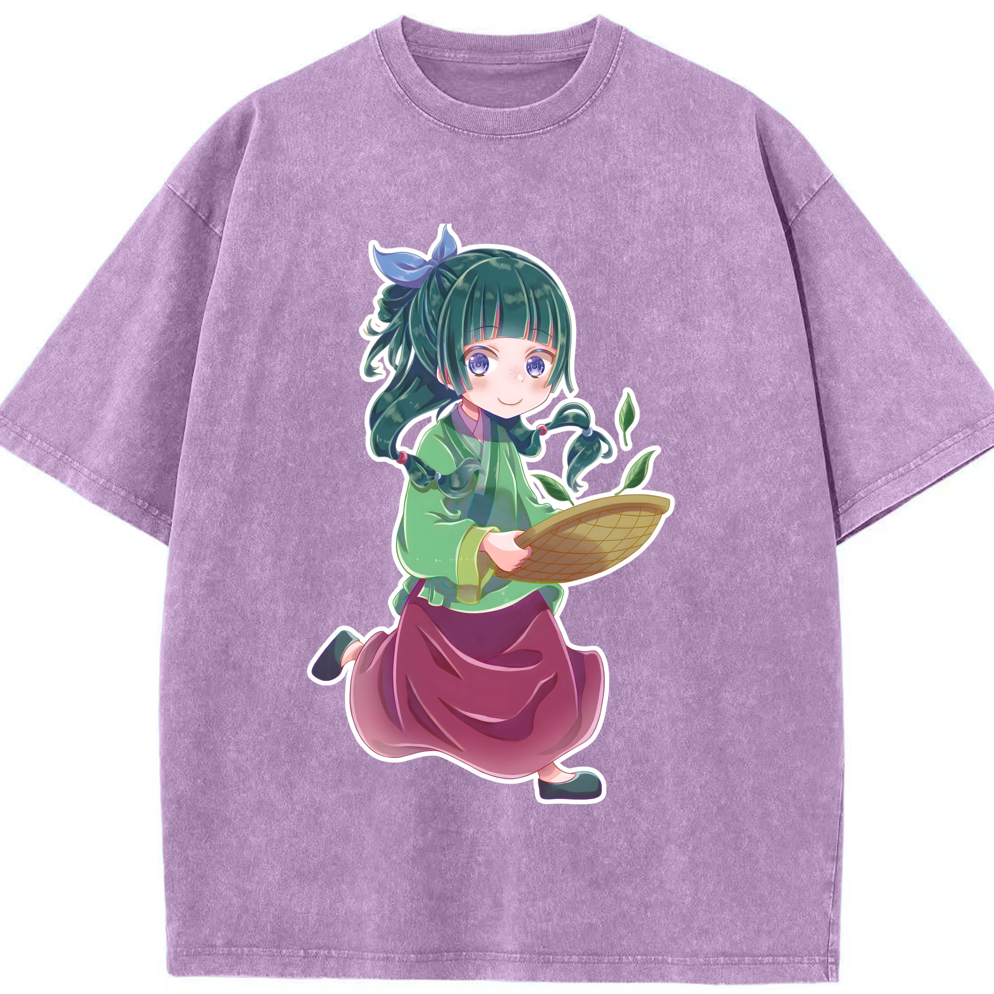 （画像用） 薬屋のひとりごと The Apothecary Diaries 綿100% ヴィンテージ風 半袖Tシャツ（フロントプリント）