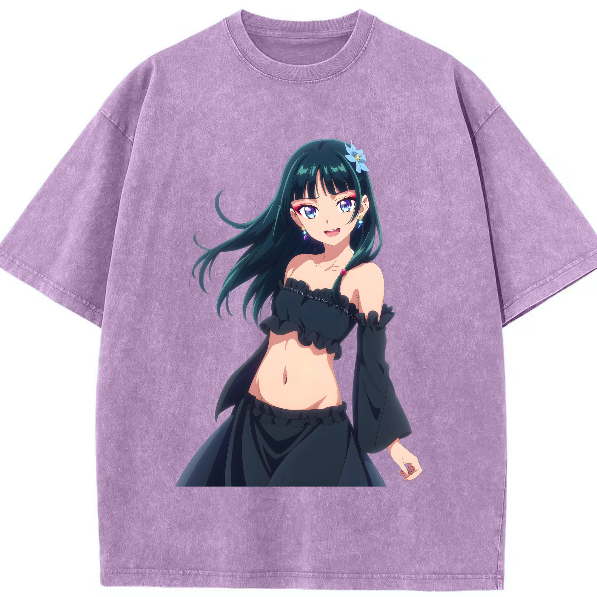 （画像用） 薬屋のひとりごと The Apothecary Diaries 綿100% ヴィンテージ風 半袖Tシャツ（フロントプリント）