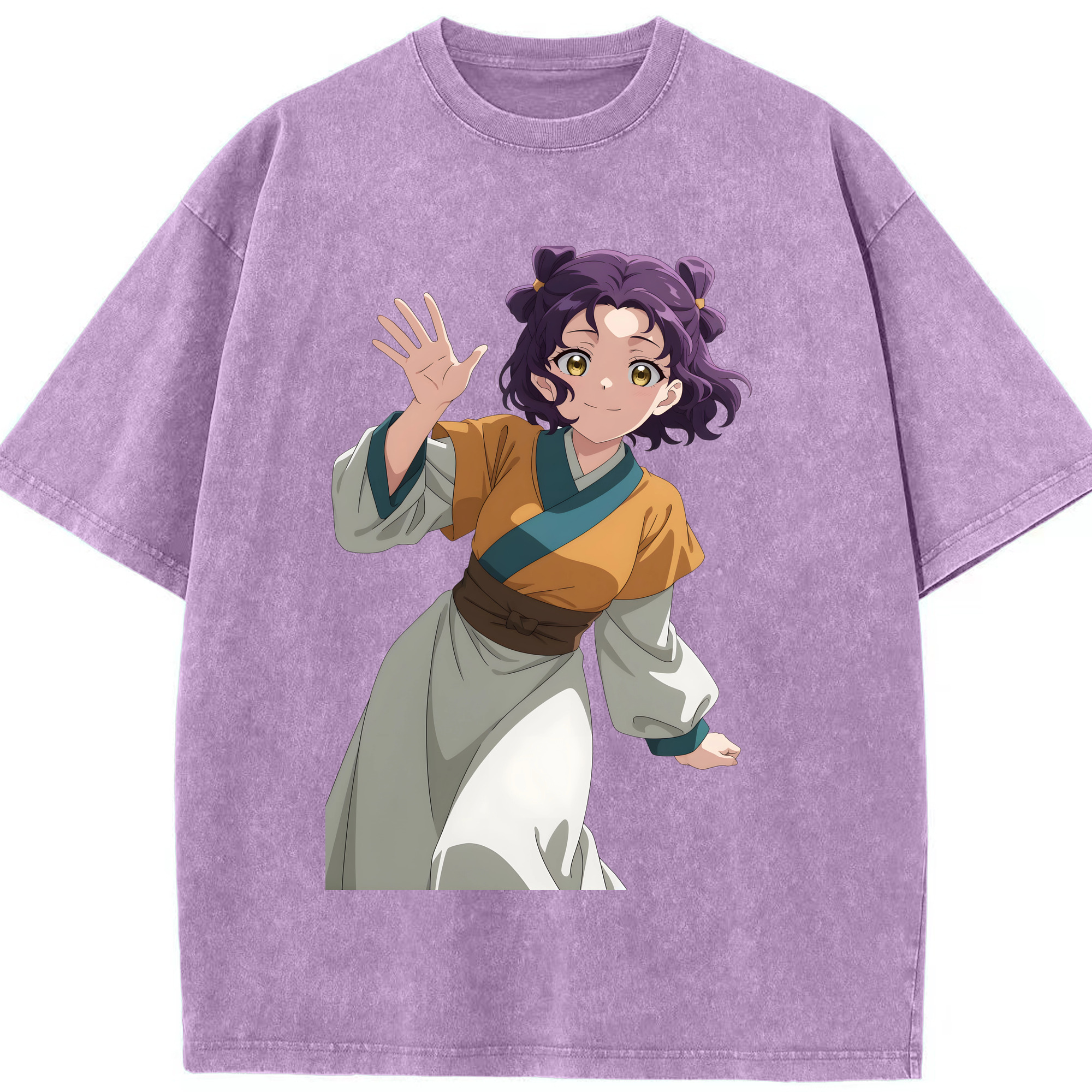 （画像用） 薬屋のひとりごと The Apothecary Diaries 綿100% ヴィンテージ風 半袖Tシャツ（フロントプリント）