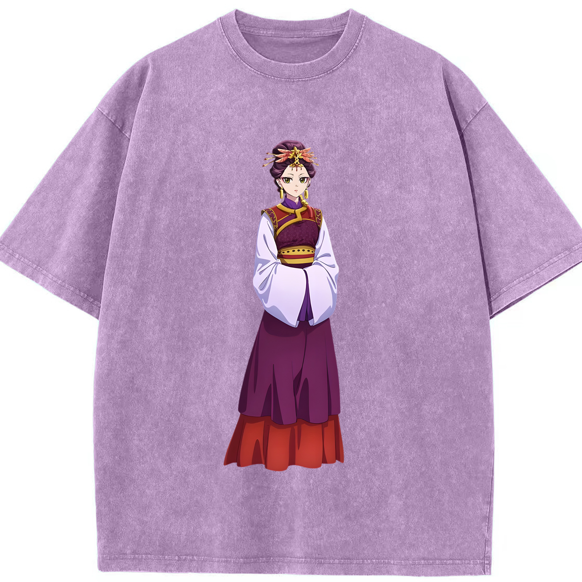 （画像用） 薬屋のひとりごと The Apothecary Diaries 綿100% ヴィンテージ風 半袖Tシャツ（フロントプリント）