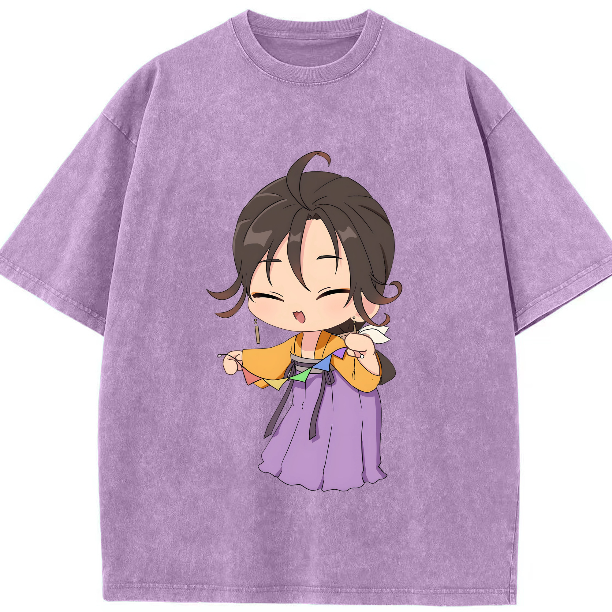 （画像用） 薬屋のひとりごと The Apothecary Diaries 綿100% ヴィンテージ風 半袖Tシャツ（フロントプリント）