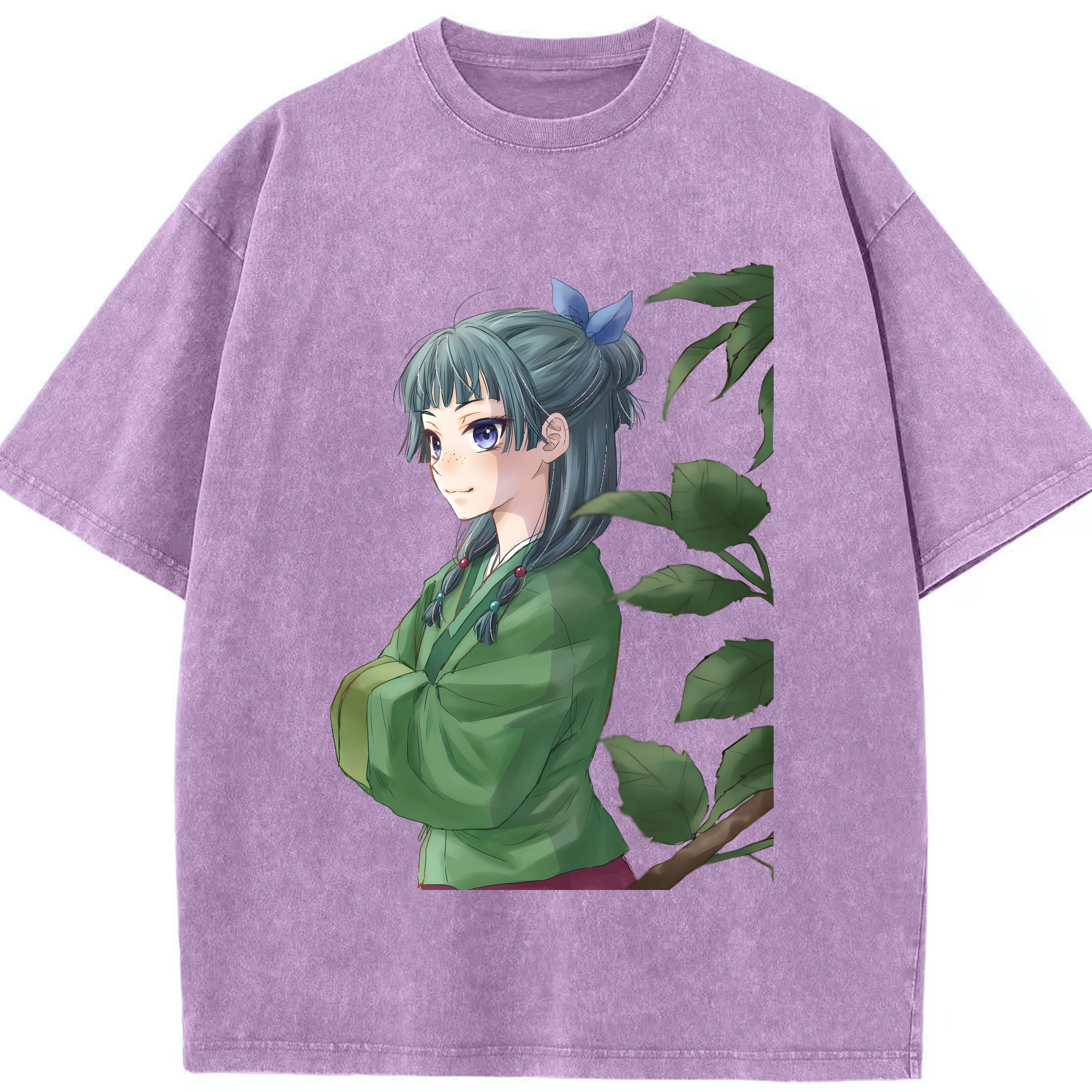 （画像用） 薬屋のひとりごと The Apothecary Diaries 綿100% ヴィンテージ風 半袖Tシャツ（フロントプリント）