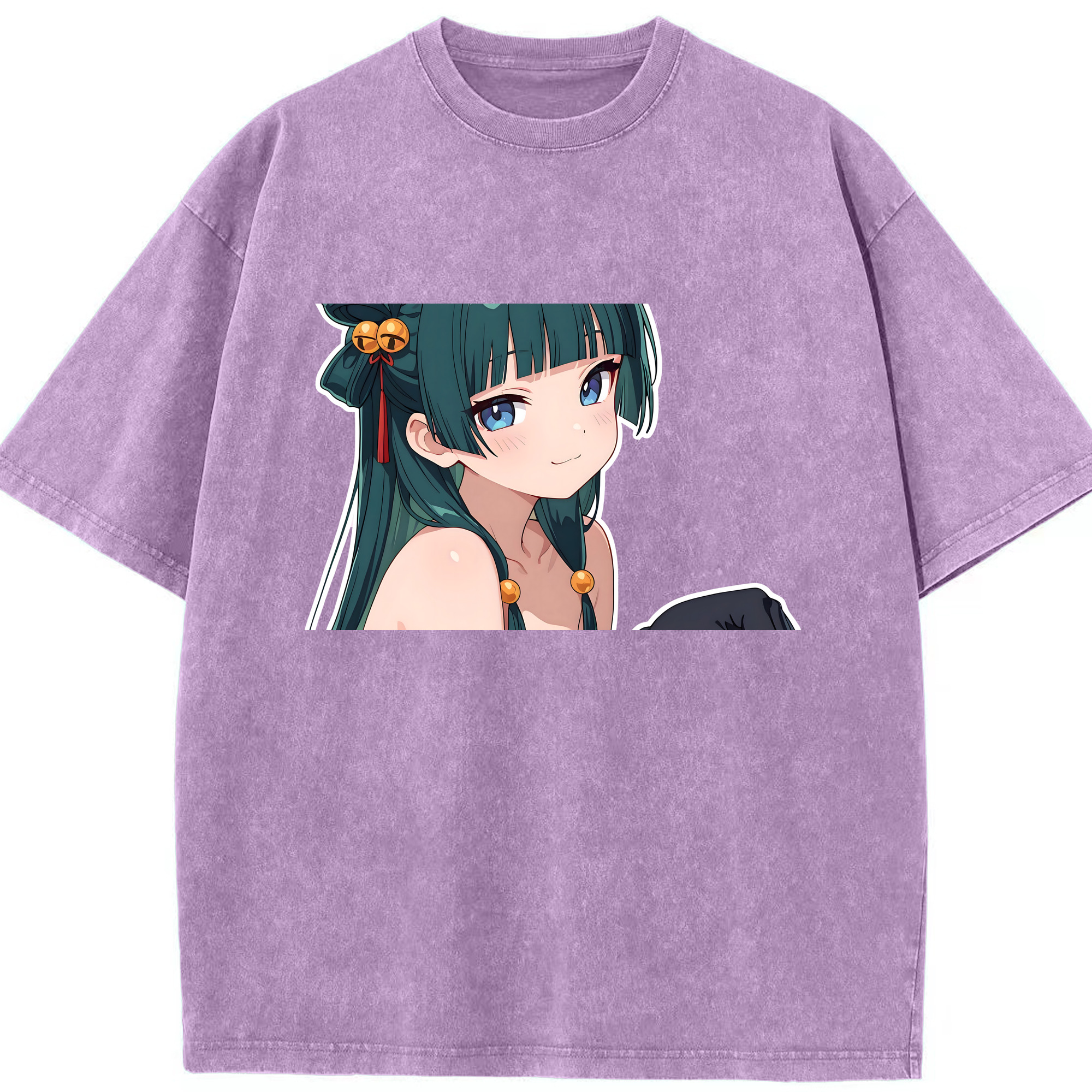 （画像用） 薬屋のひとりごと The Apothecary Diaries 綿100% ヴィンテージ風 半袖Tシャツ（フロントプリント）