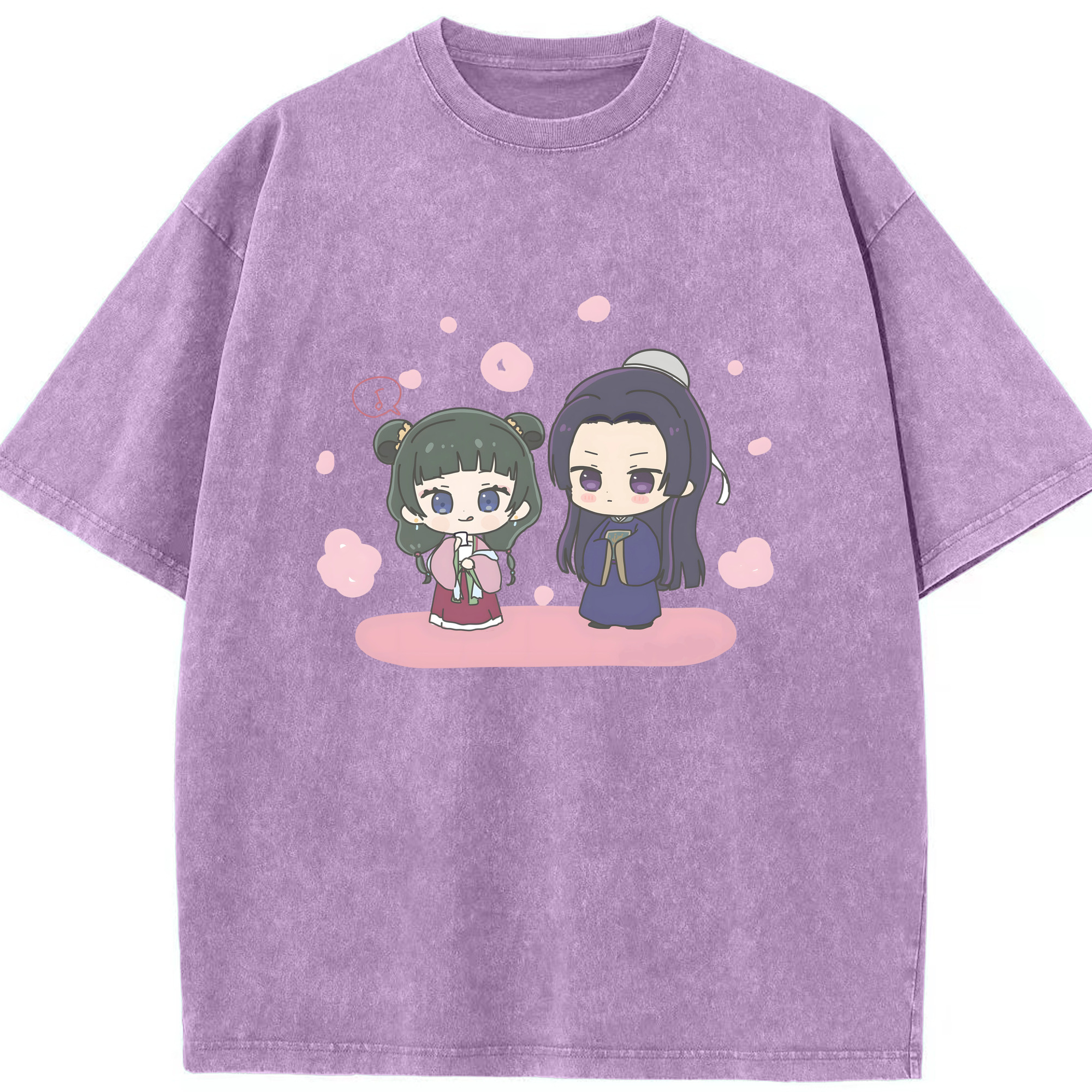 （画像用） 薬屋のひとりごと The Apothecary Diaries 綿100% ヴィンテージ風 半袖Tシャツ（フロントプリント）