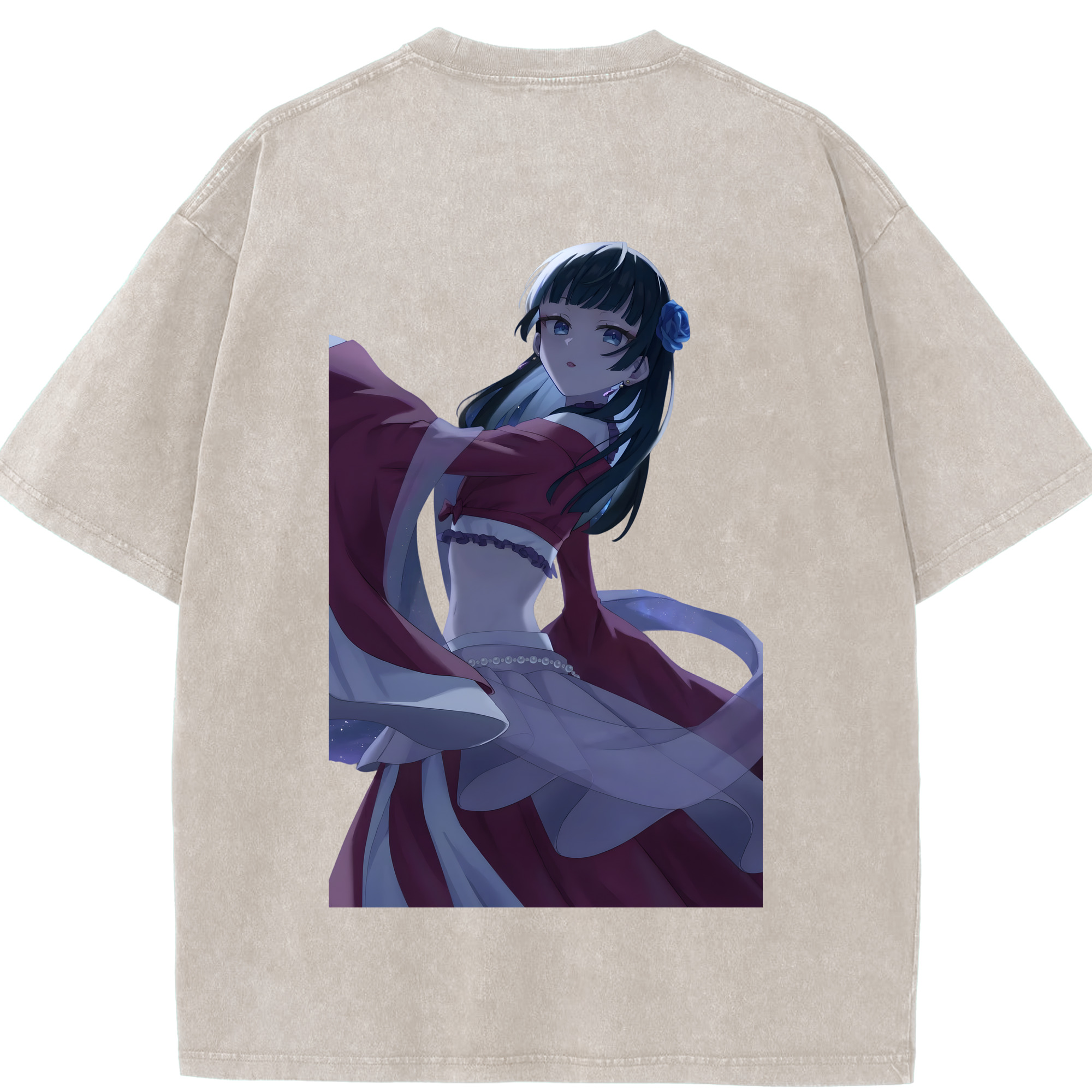 （画像用） 薬屋のひとりごと The Apothecary Diaries 綿100% ヴィンテージ風 半袖Tシャツ（背面プリント）
