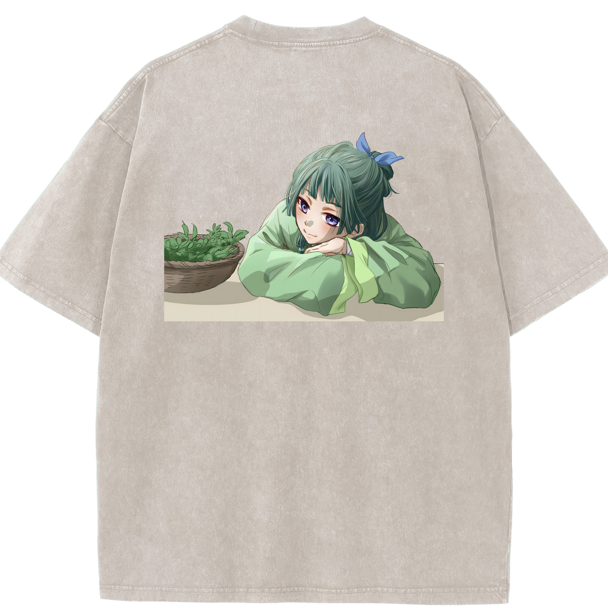 （画像用） 薬屋のひとりごと The Apothecary Diaries 綿100% ヴィンテージ風 半袖Tシャツ（背面プリント）