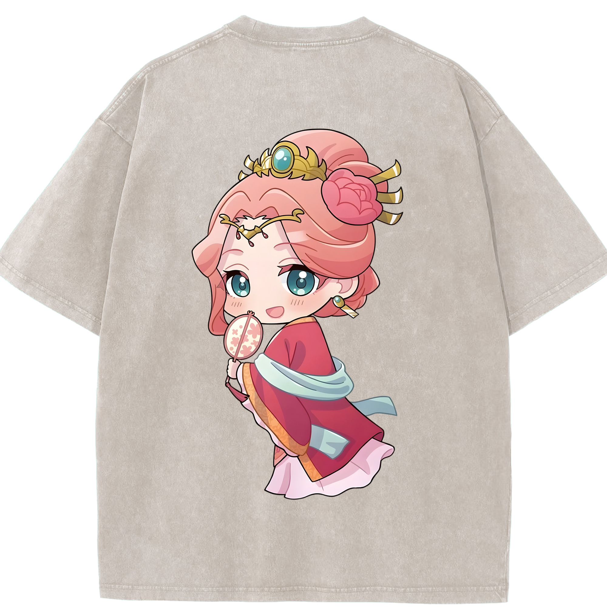 （画像用） 薬屋のひとりごと The Apothecary Diaries 綿100% ヴィンテージ風 半袖Tシャツ（背面プリント）