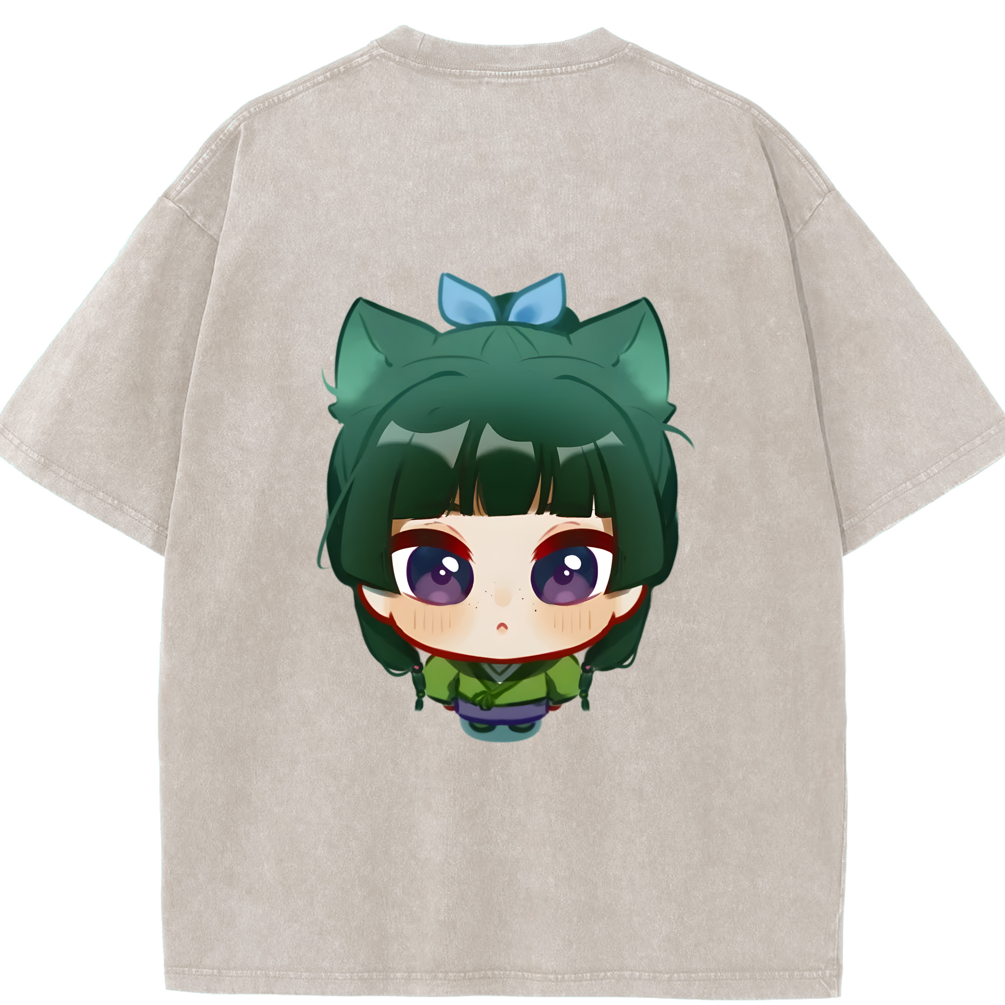 （画像用） 薬屋のひとりごと The Apothecary Diaries 綿100% ヴィンテージ風 半袖Tシャツ（背面プリント）