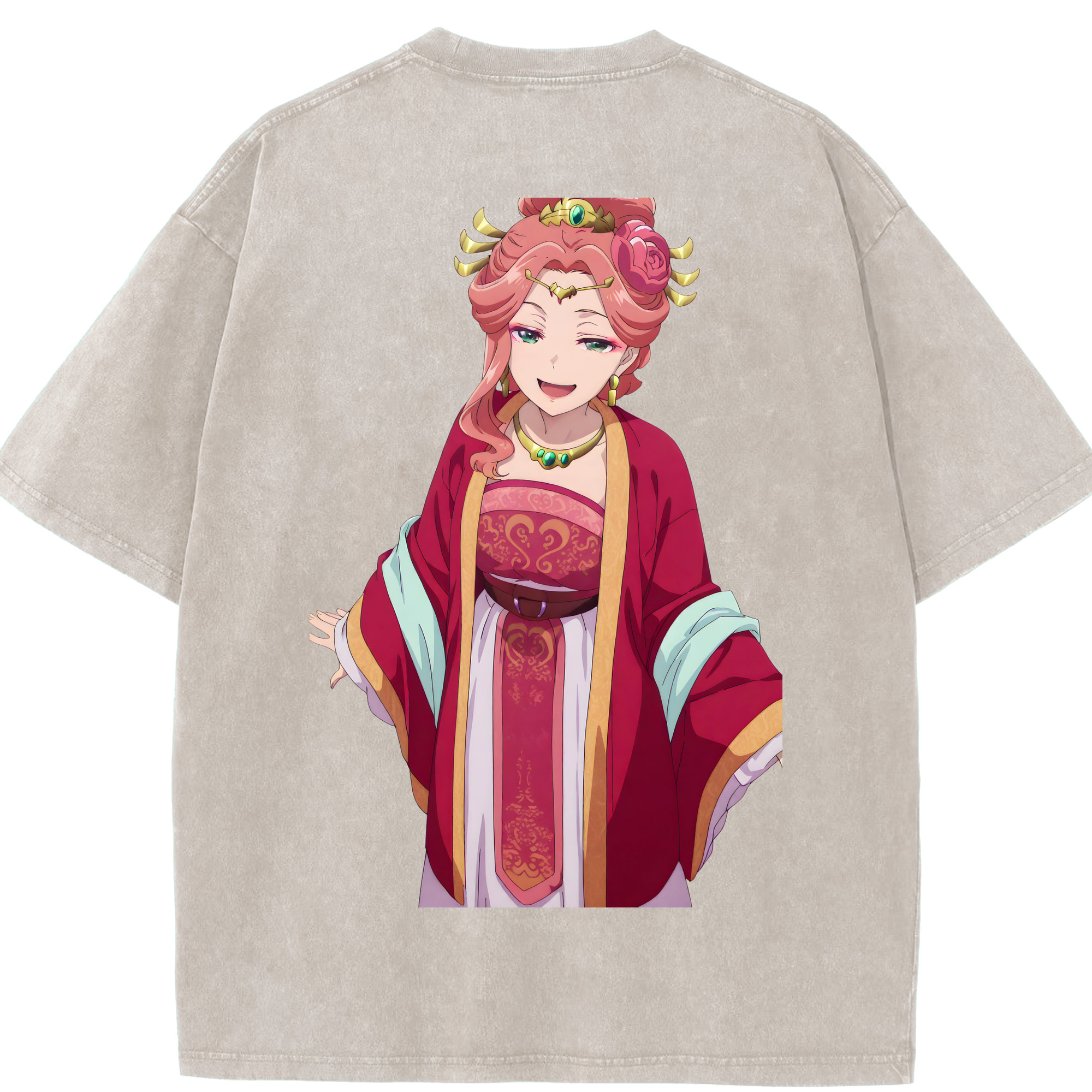 （画像用） 薬屋のひとりごと The Apothecary Diaries 綿100% ヴィンテージ風 半袖Tシャツ（背面プリント）