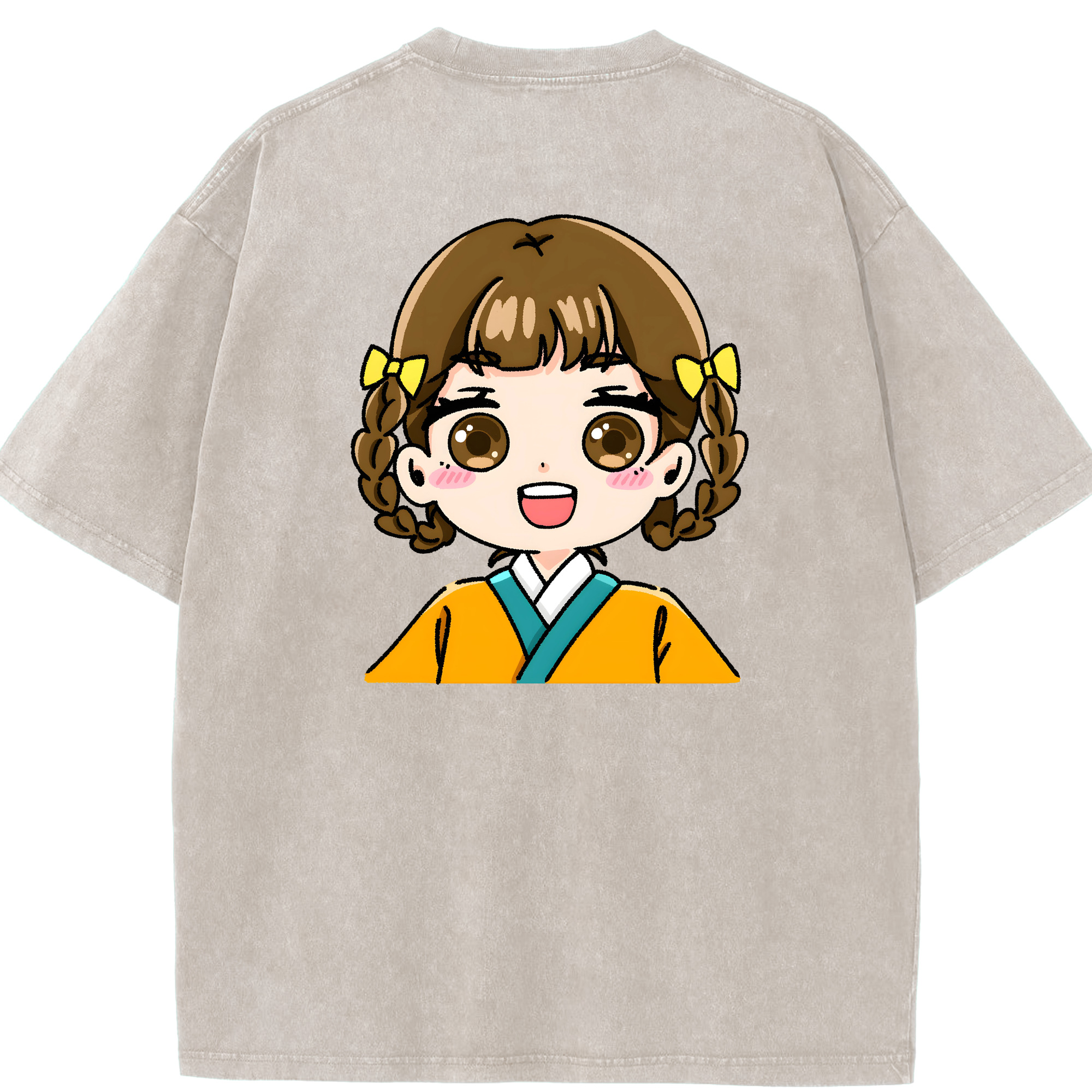（画像用） 薬屋のひとりごと The Apothecary Diaries 綿100% ヴィンテージ風 半袖Tシャツ（背面プリント）
