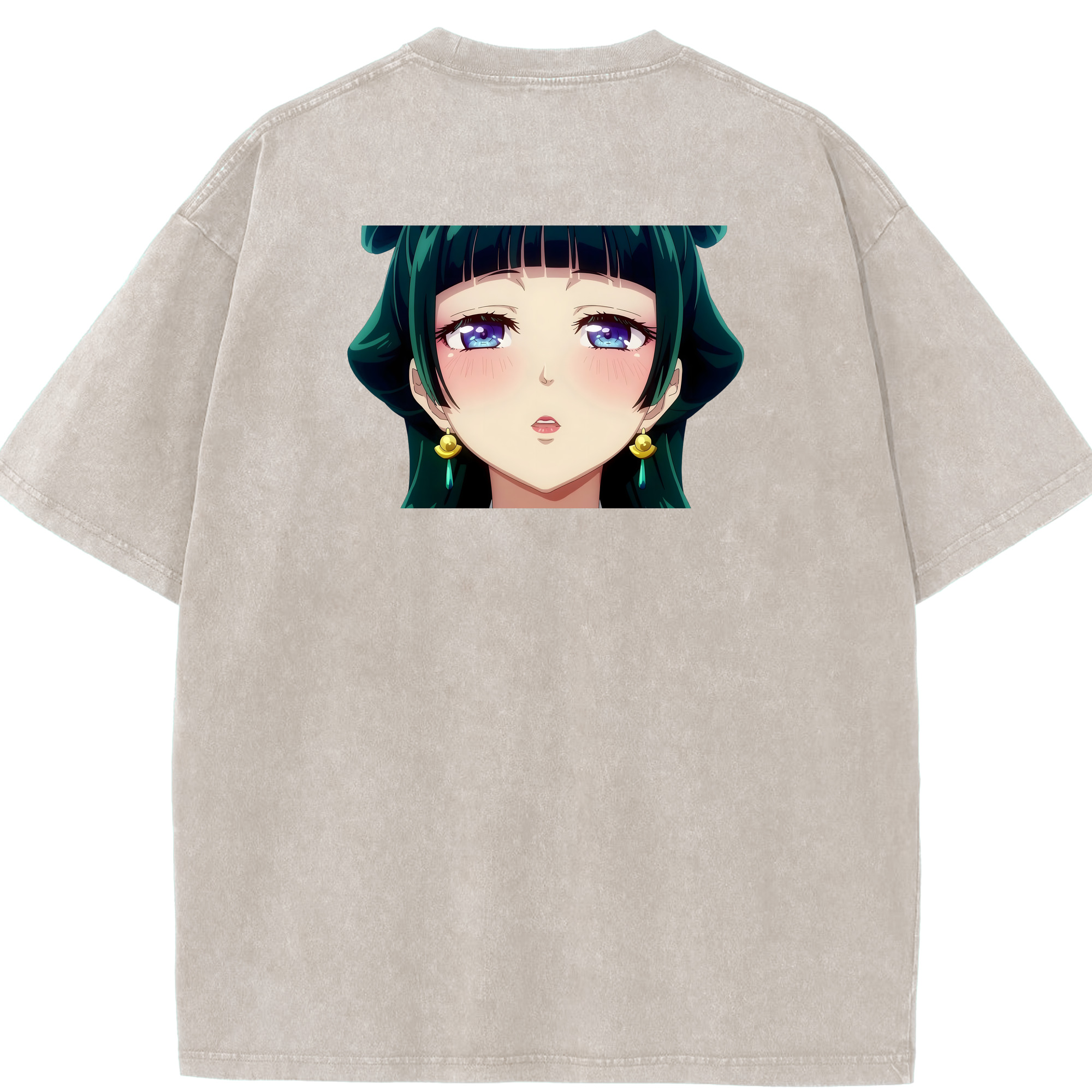（画像用） 薬屋のひとりごと The Apothecary Diaries 綿100% ヴィンテージ風 半袖Tシャツ（背面プリント）