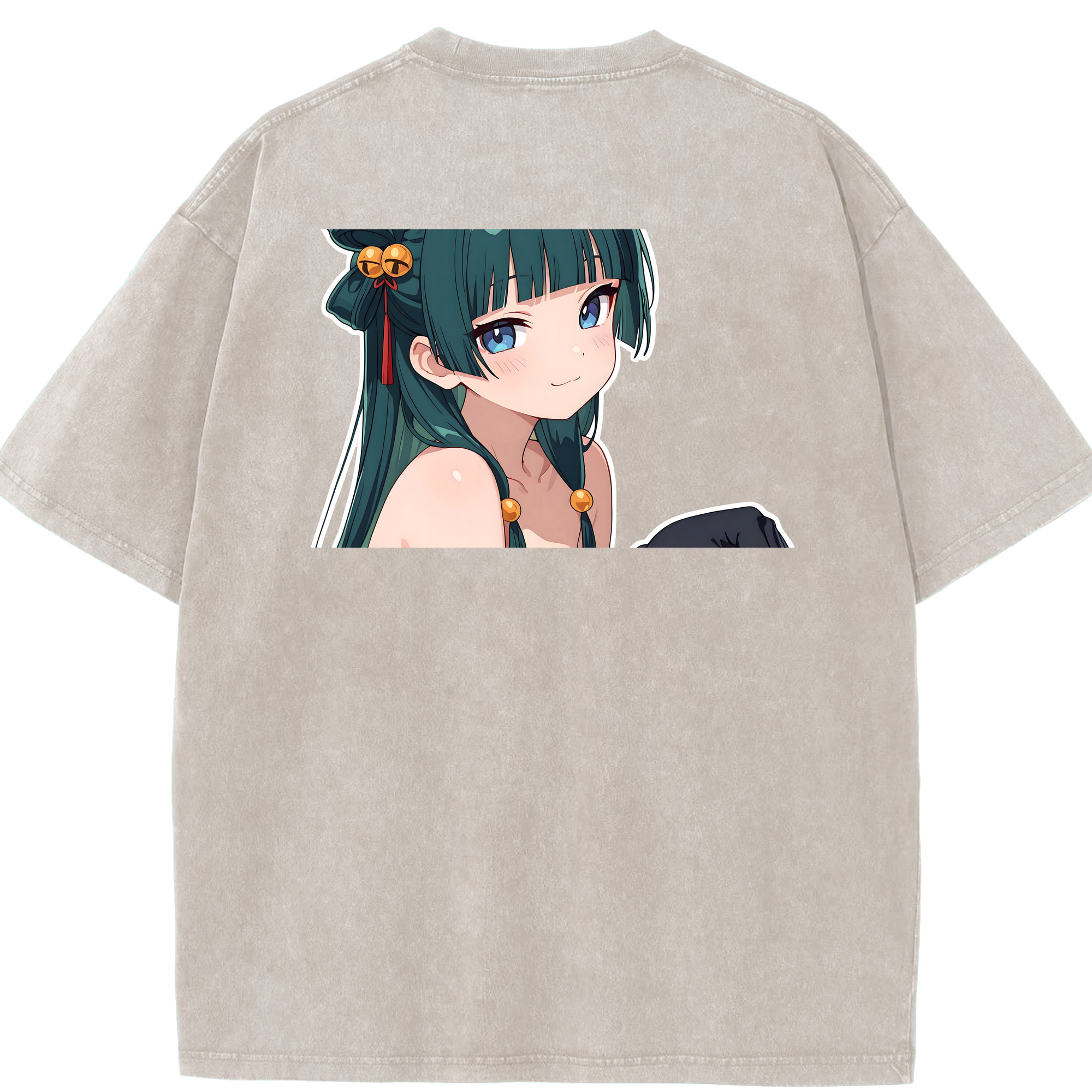 （画像用） 薬屋のひとりごと The Apothecary Diaries 綿100% ヴィンテージ風 半袖Tシャツ（背面プリント）