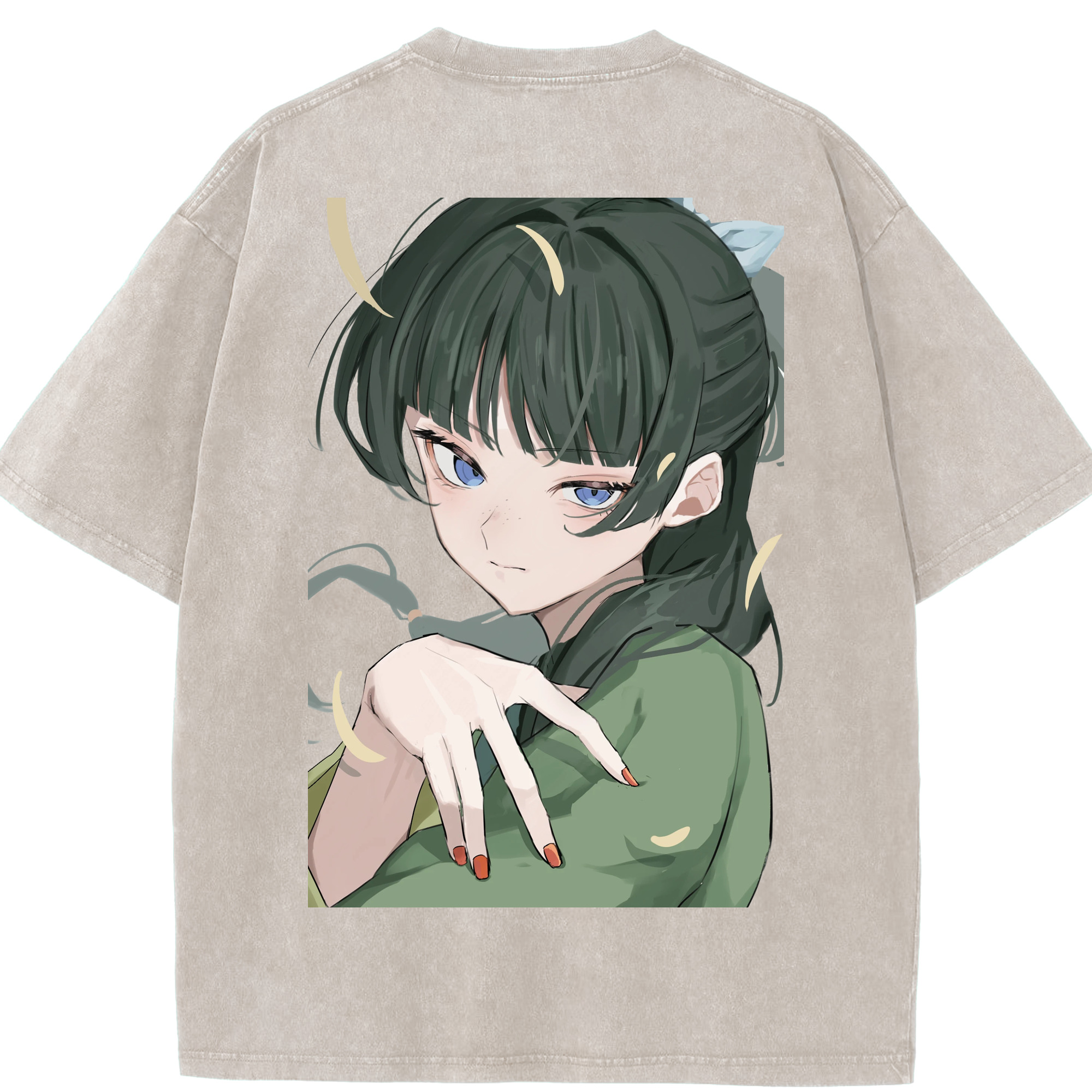 （画像用） 薬屋のひとりごと The Apothecary Diaries 綿100% ヴィンテージ風 半袖Tシャツ（背面プリント）