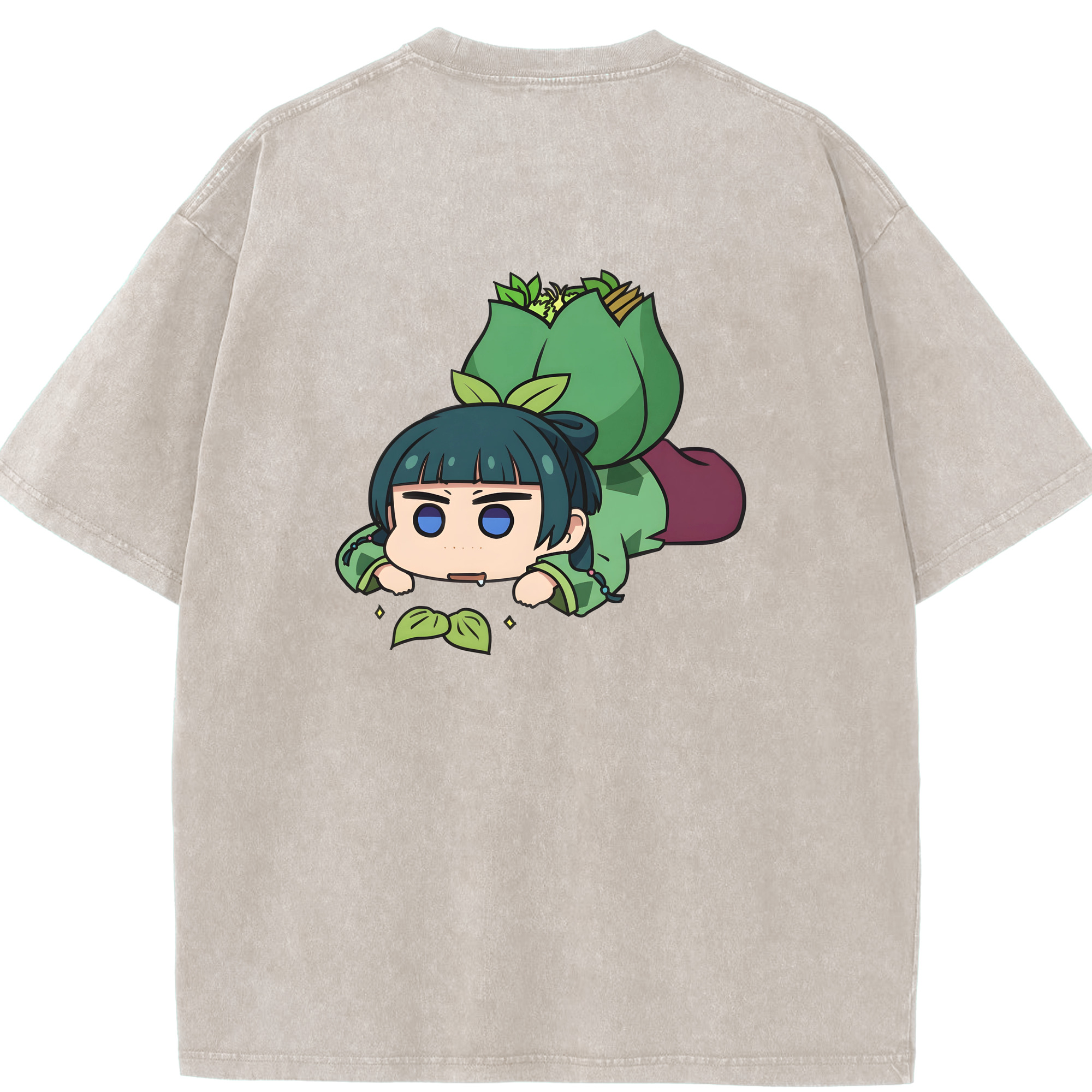 （画像用） 薬屋のひとりごと The Apothecary Diaries 綿100% ヴィンテージ風 半袖Tシャツ（背面プリント）