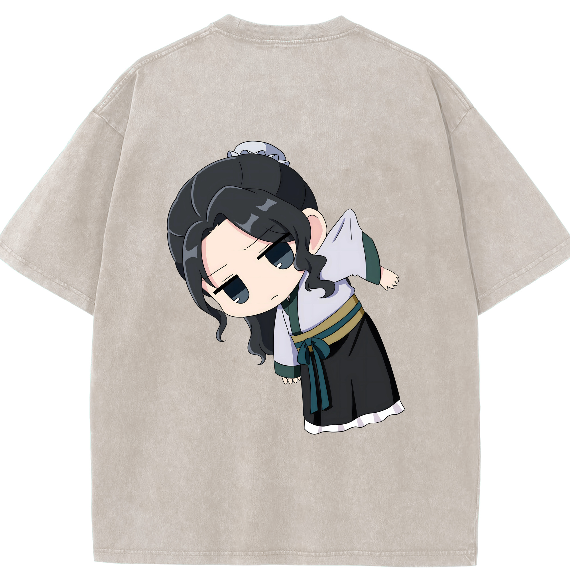 （画像用） 薬屋のひとりごと The Apothecary Diaries 綿100% ヴィンテージ風 半袖Tシャツ（背面プリント）