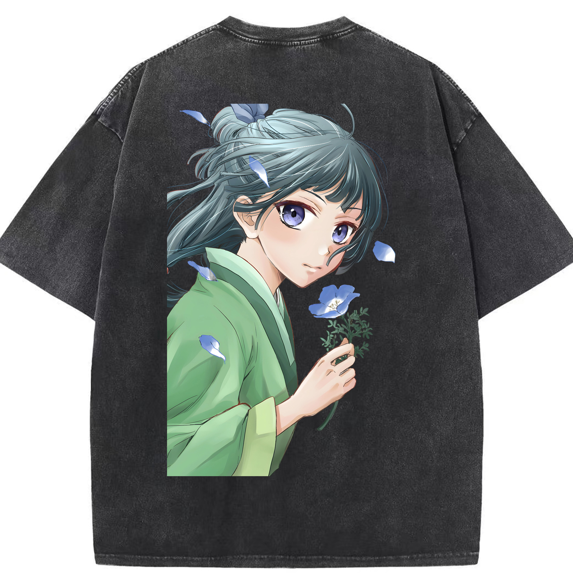 （画像用） 薬屋のひとりごと The Apothecary Diaries 綿100% ヴィンテージ風 半袖Tシャツ（背面プリント）