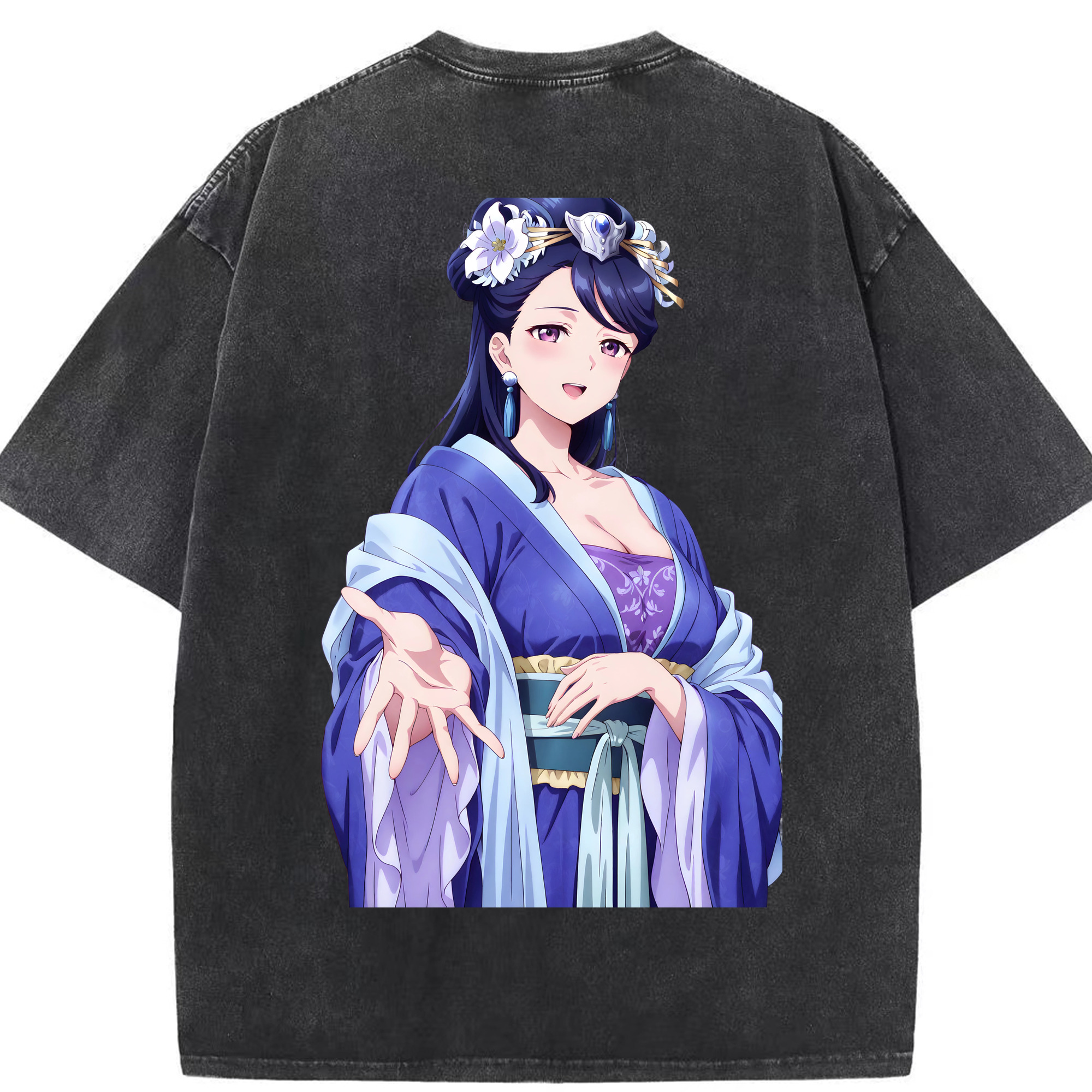 （画像用） 薬屋のひとりごと The Apothecary Diaries 綿100% ヴィンテージ風 半袖Tシャツ（背面プリント）