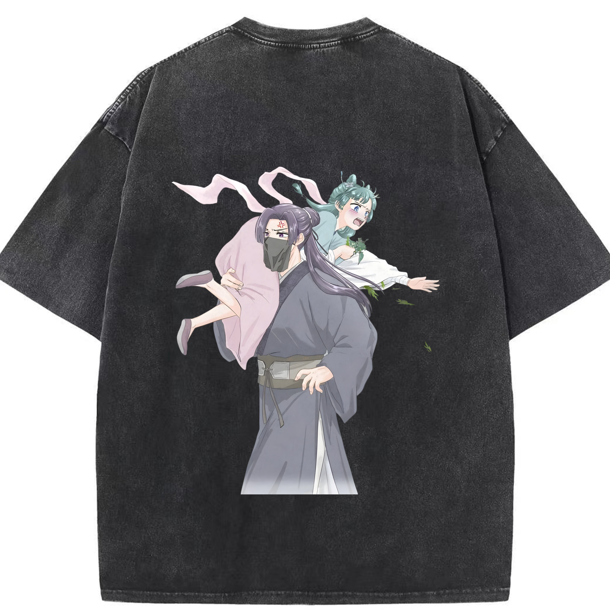 （画像用） 薬屋のひとりごと The Apothecary Diaries 綿100% ヴィンテージ風 半袖Tシャツ（背面プリント）