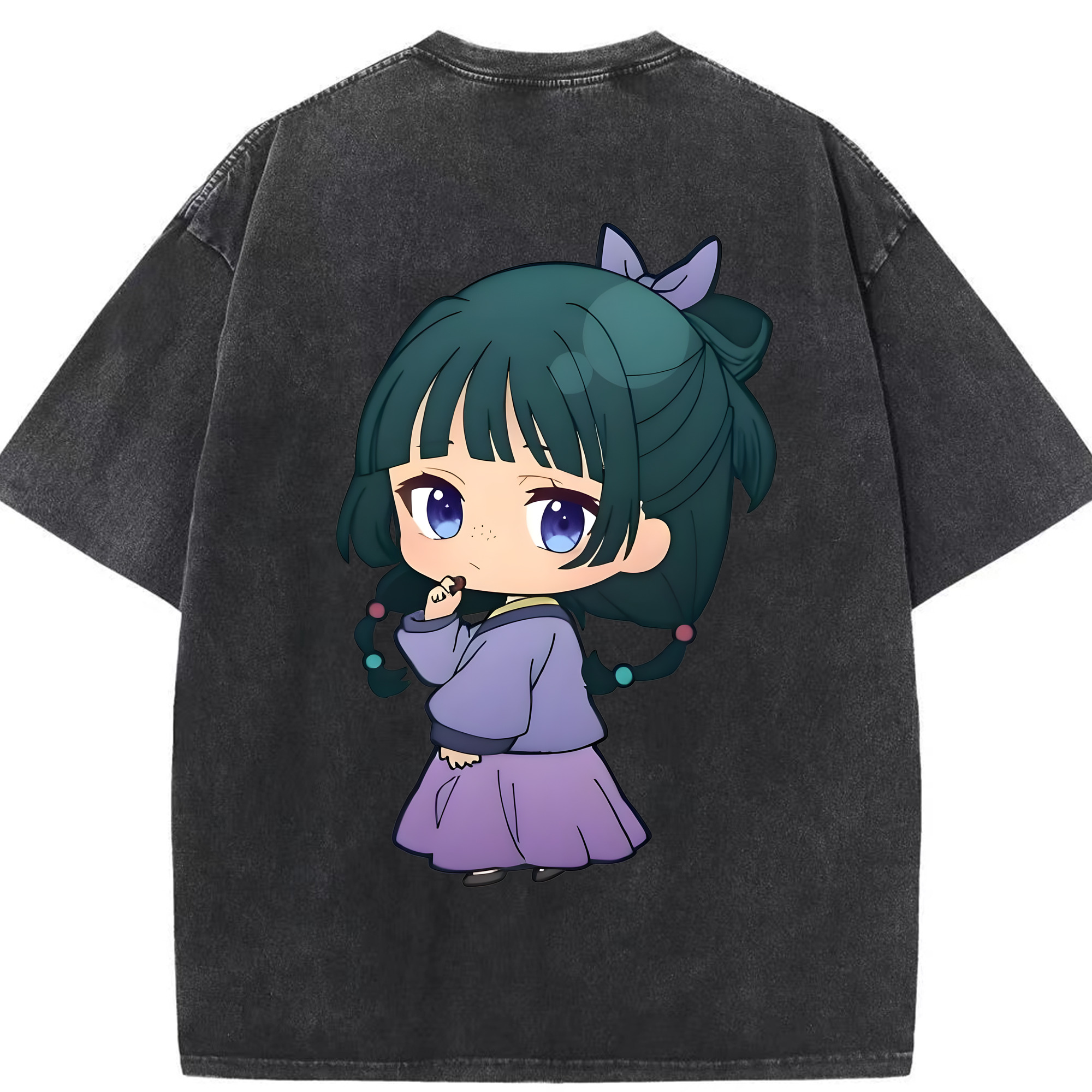 （画像用） 薬屋のひとりごと The Apothecary Diaries 綿100% ヴィンテージ風 半袖Tシャツ（背面プリント）
