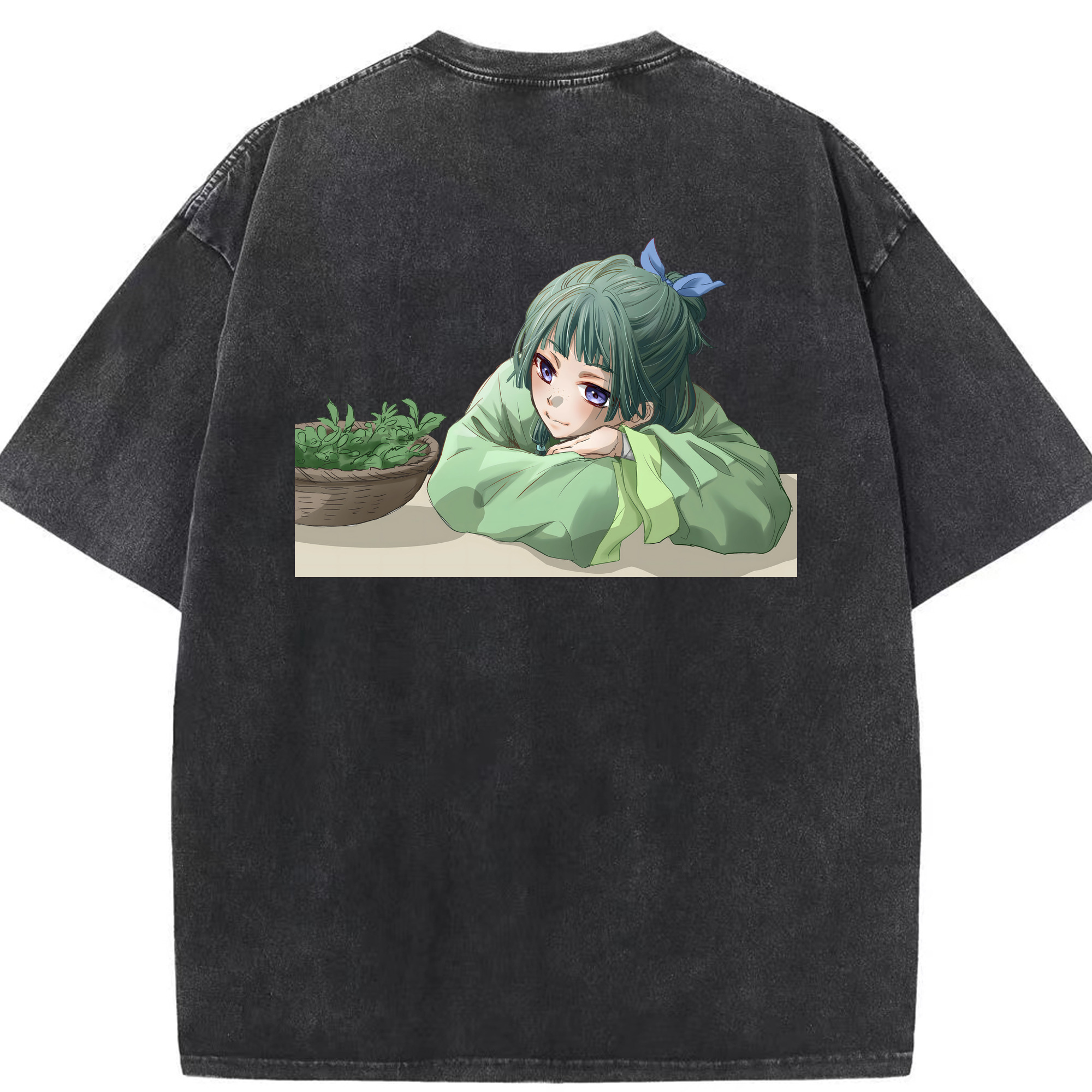 （画像用） 薬屋のひとりごと The Apothecary Diaries 綿100% ヴィンテージ風 半袖Tシャツ（背面プリント）