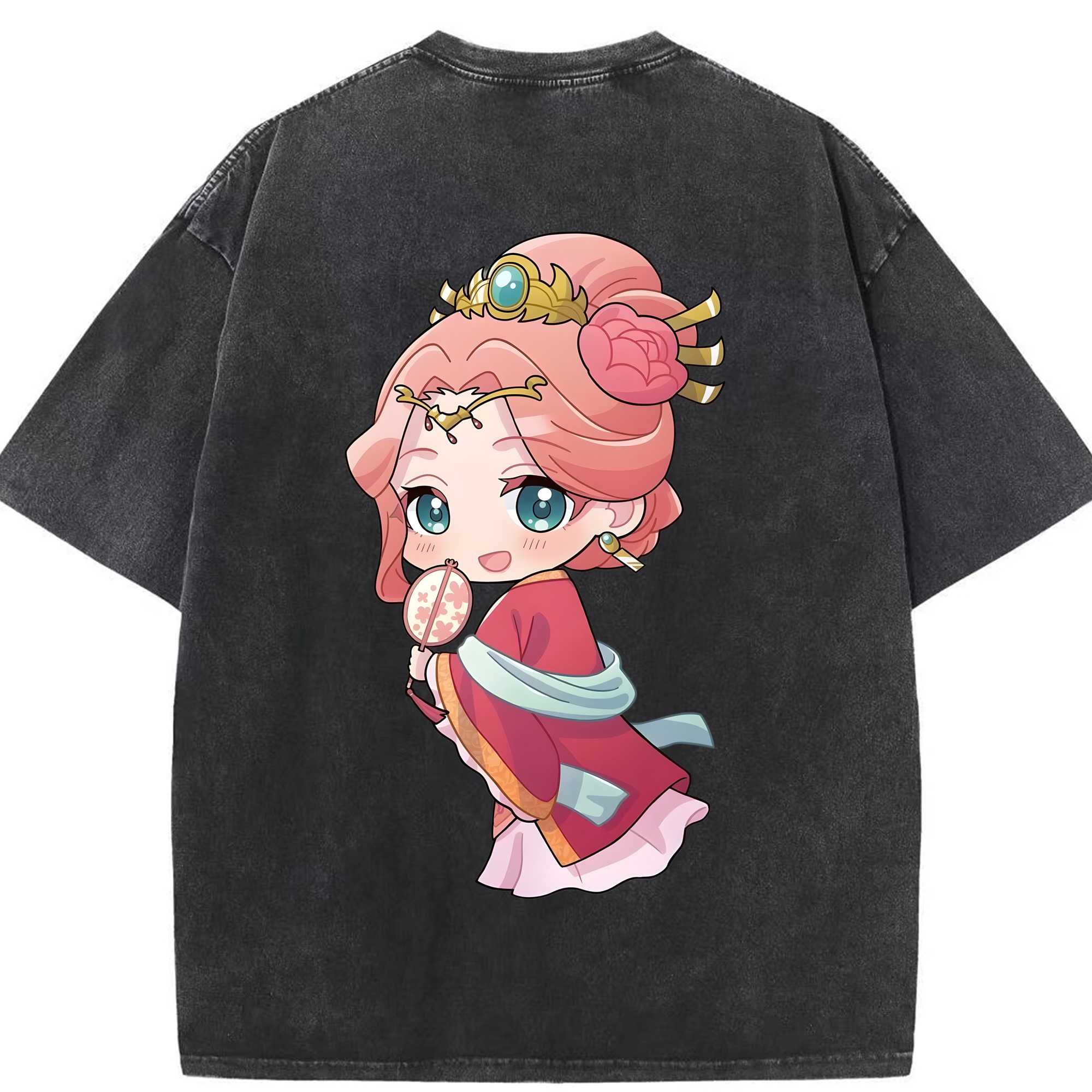 （画像用） 薬屋のひとりごと The Apothecary Diaries 綿100% ヴィンテージ風 半袖Tシャツ（背面プリント）