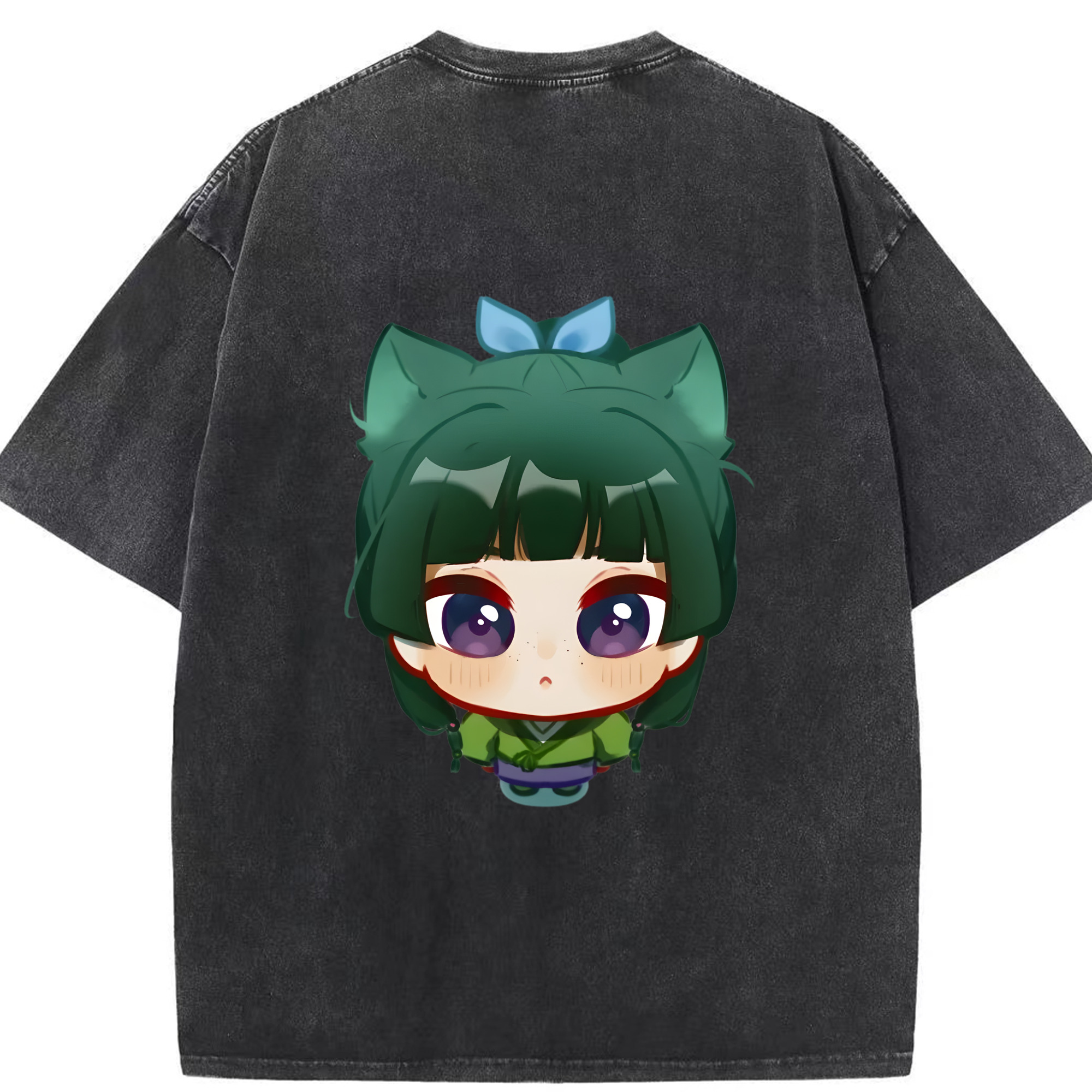 （画像用） 薬屋のひとりごと The Apothecary Diaries 綿100% ヴィンテージ風 半袖Tシャツ（背面プリント）