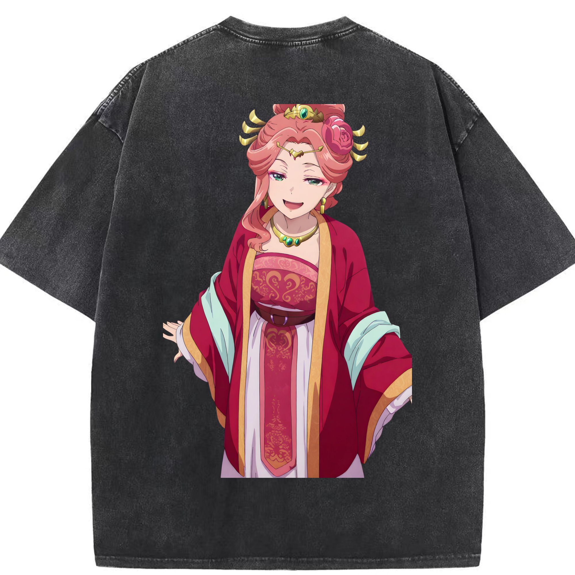 （画像用） 薬屋のひとりごと The Apothecary Diaries 綿100% ヴィンテージ風 半袖Tシャツ（背面プリント）