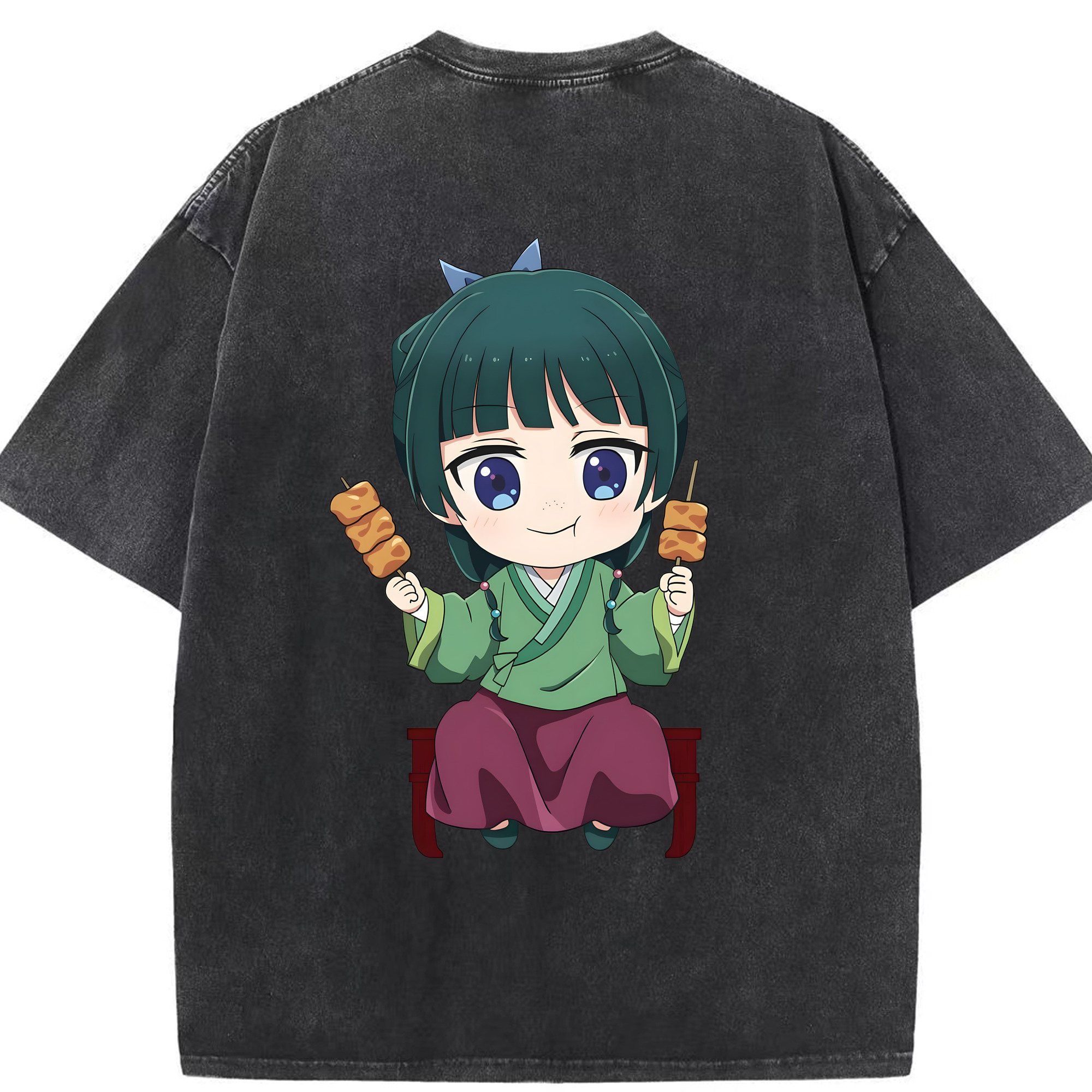（画像用） 薬屋のひとりごと The Apothecary Diaries 綿100% ヴィンテージ風 半袖Tシャツ（背面プリント）