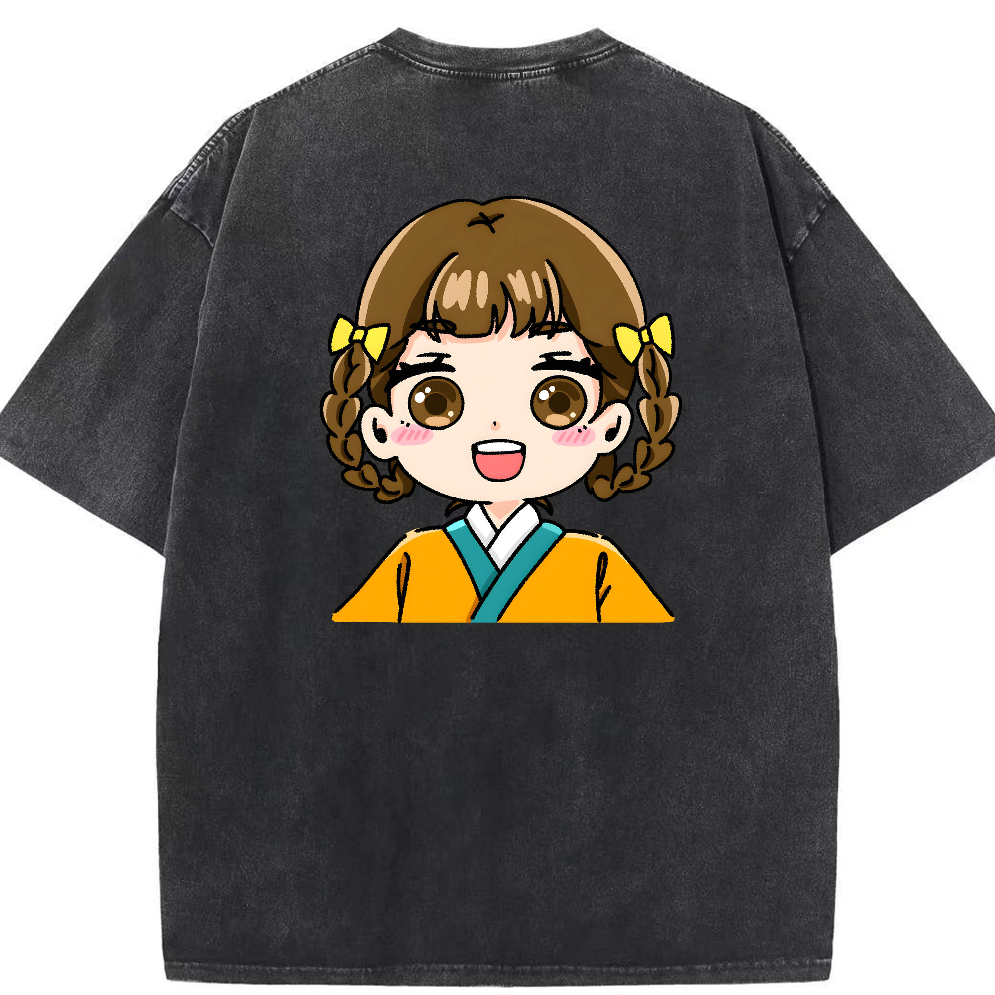 （画像用） 薬屋のひとりごと The Apothecary Diaries 綿100% ヴィンテージ風 半袖Tシャツ（背面プリント）