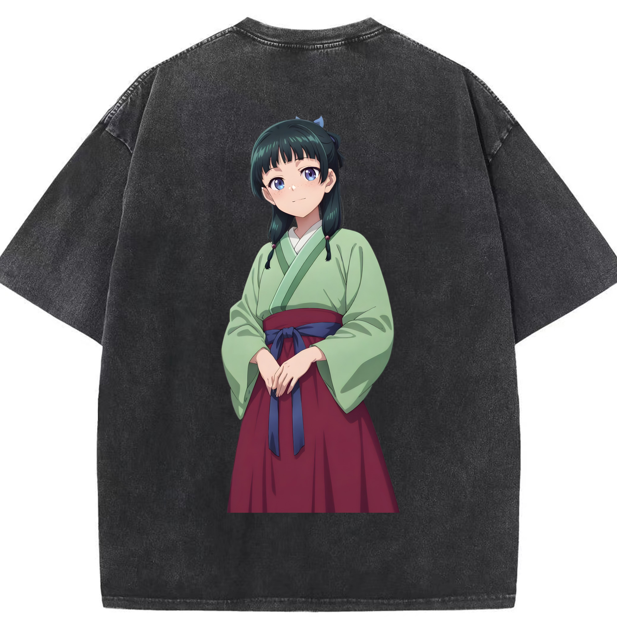 （画像用） 薬屋のひとりごと The Apothecary Diaries 綿100% ヴィンテージ風 半袖Tシャツ（背面プリント）