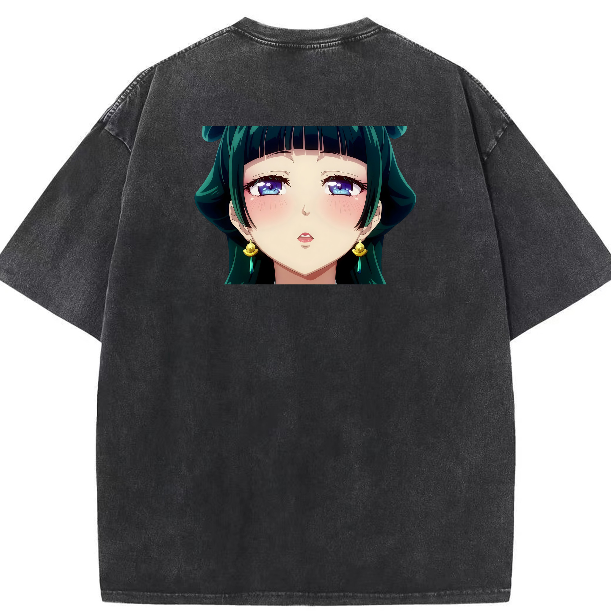 （画像用） 薬屋のひとりごと The Apothecary Diaries 綿100% ヴィンテージ風 半袖Tシャツ（背面プリント）