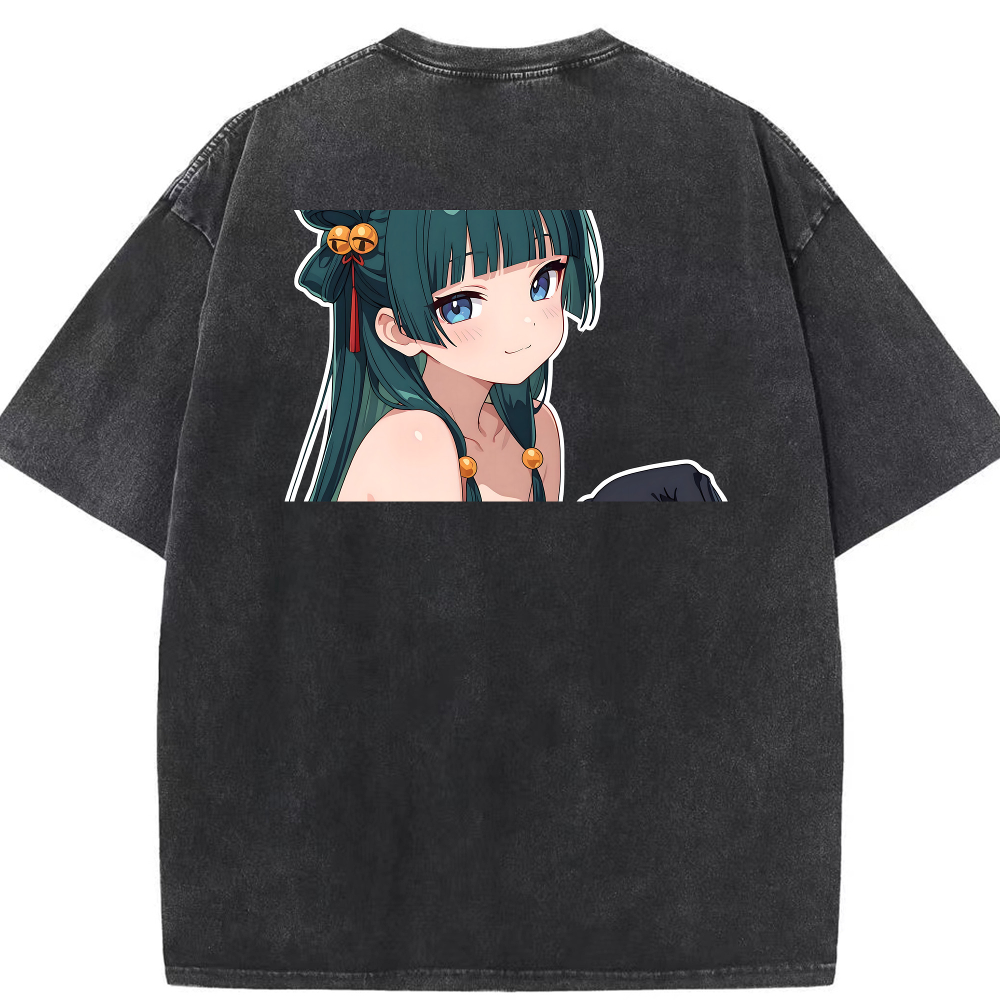 （画像用） 薬屋のひとりごと The Apothecary Diaries 綿100% ヴィンテージ風 半袖Tシャツ（背面プリント）