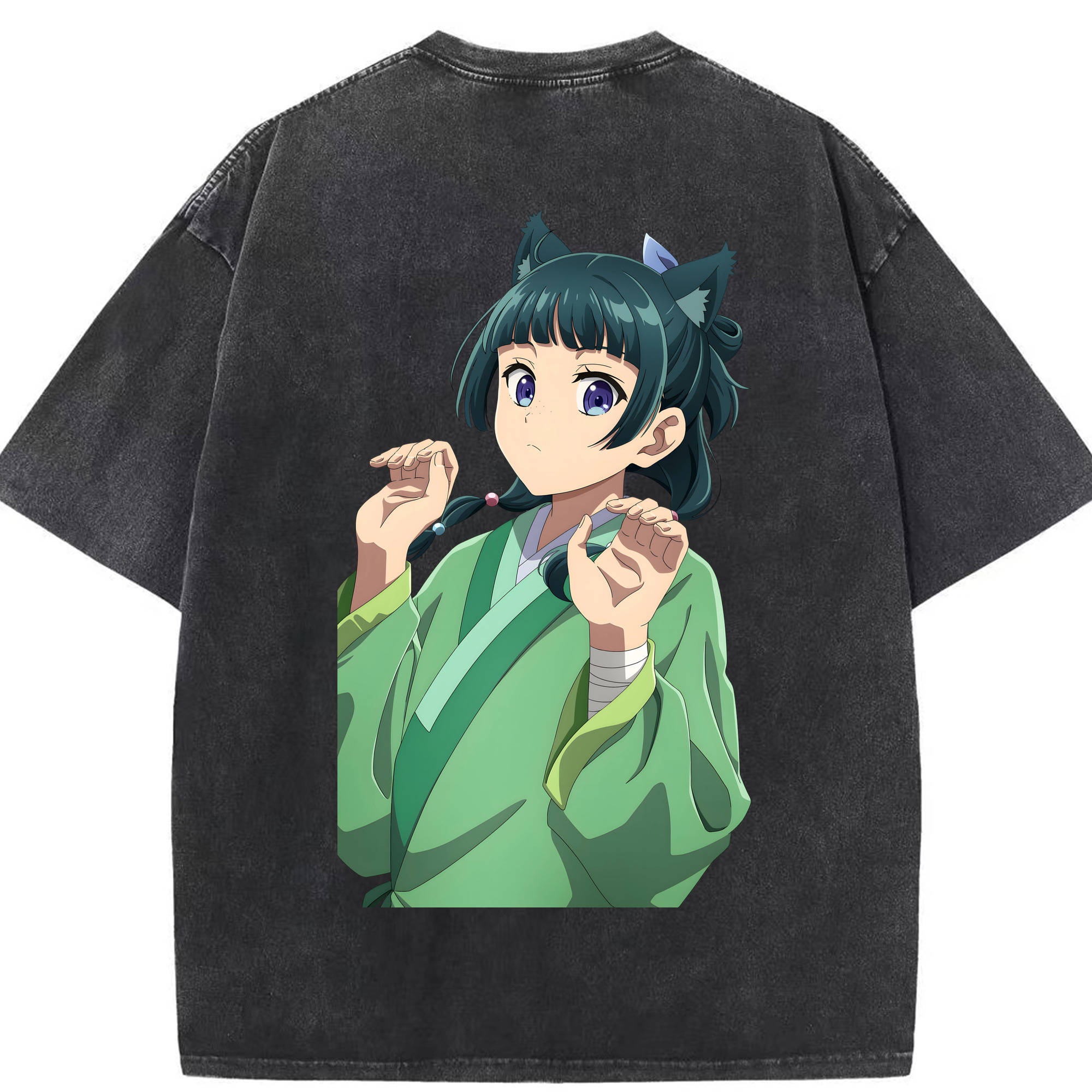 （画像用） 薬屋のひとりごと The Apothecary Diaries 綿100% ヴィンテージ風 半袖Tシャツ（背面プリント）
