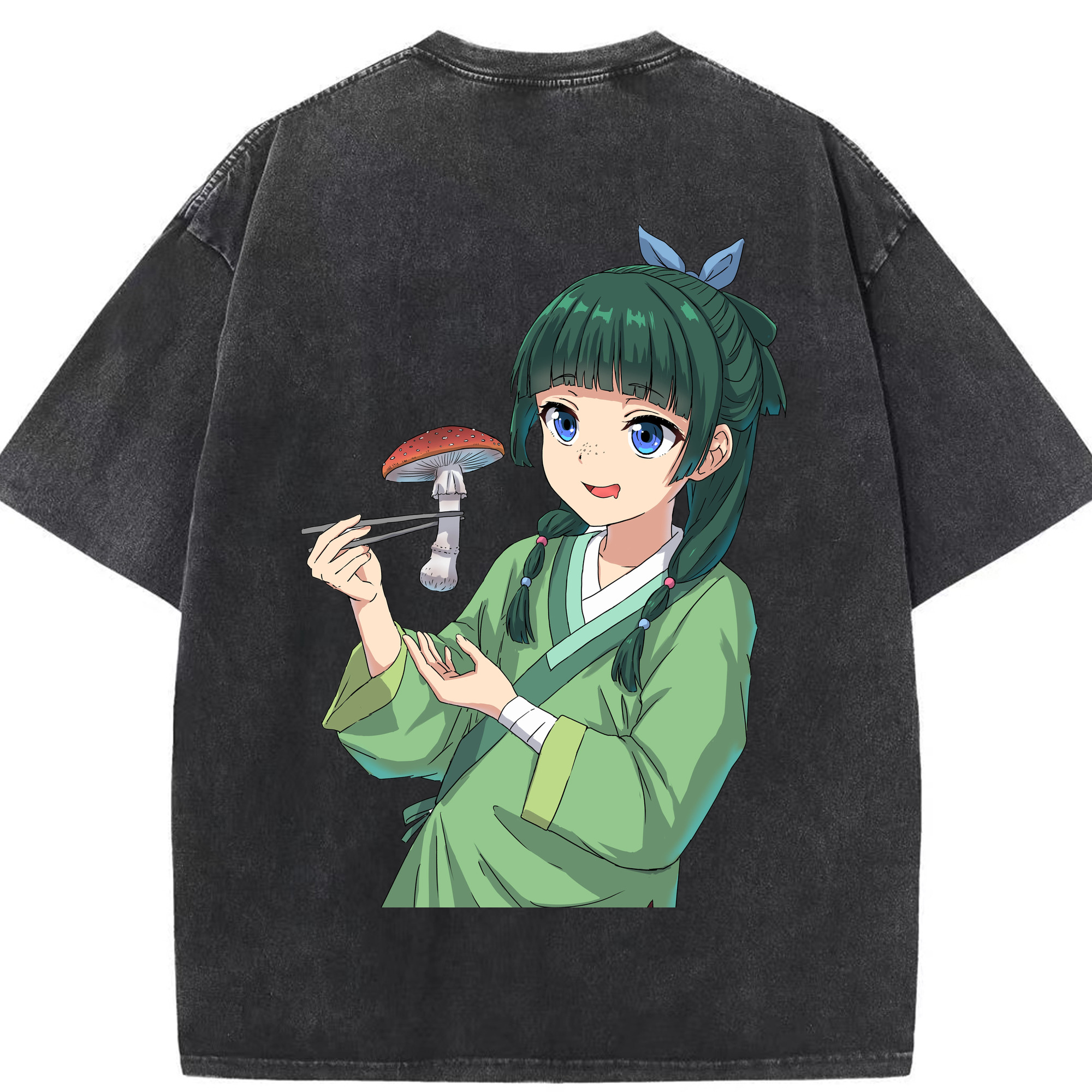 （画像用） 薬屋のひとりごと The Apothecary Diaries 綿100% ヴィンテージ風 半袖Tシャツ（背面プリント）