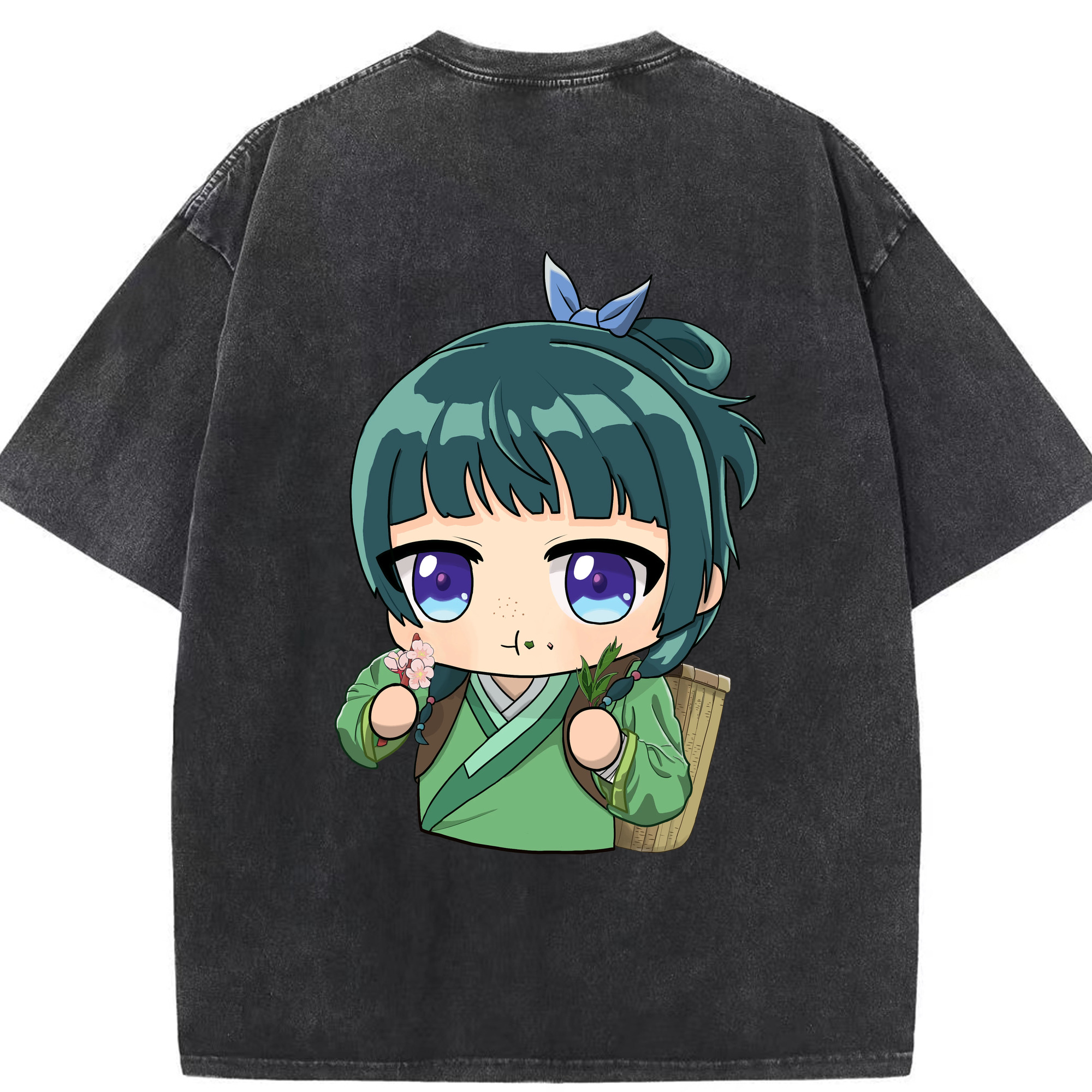 （画像用） 薬屋のひとりごと The Apothecary Diaries 綿100% ヴィンテージ風 半袖Tシャツ（背面プリント）