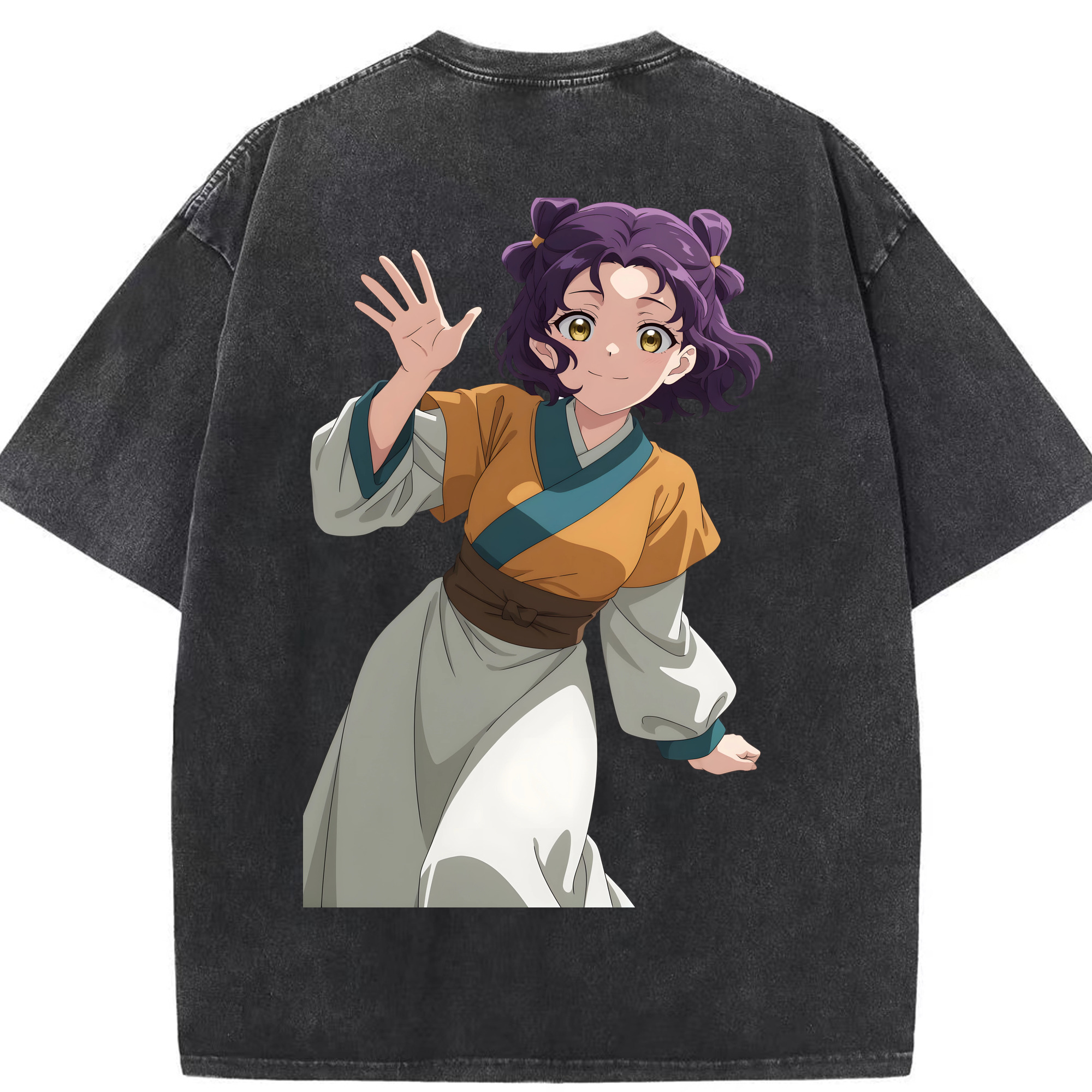 （画像用） 薬屋のひとりごと The Apothecary Diaries 綿100% ヴィンテージ風 半袖Tシャツ（背面プリント）