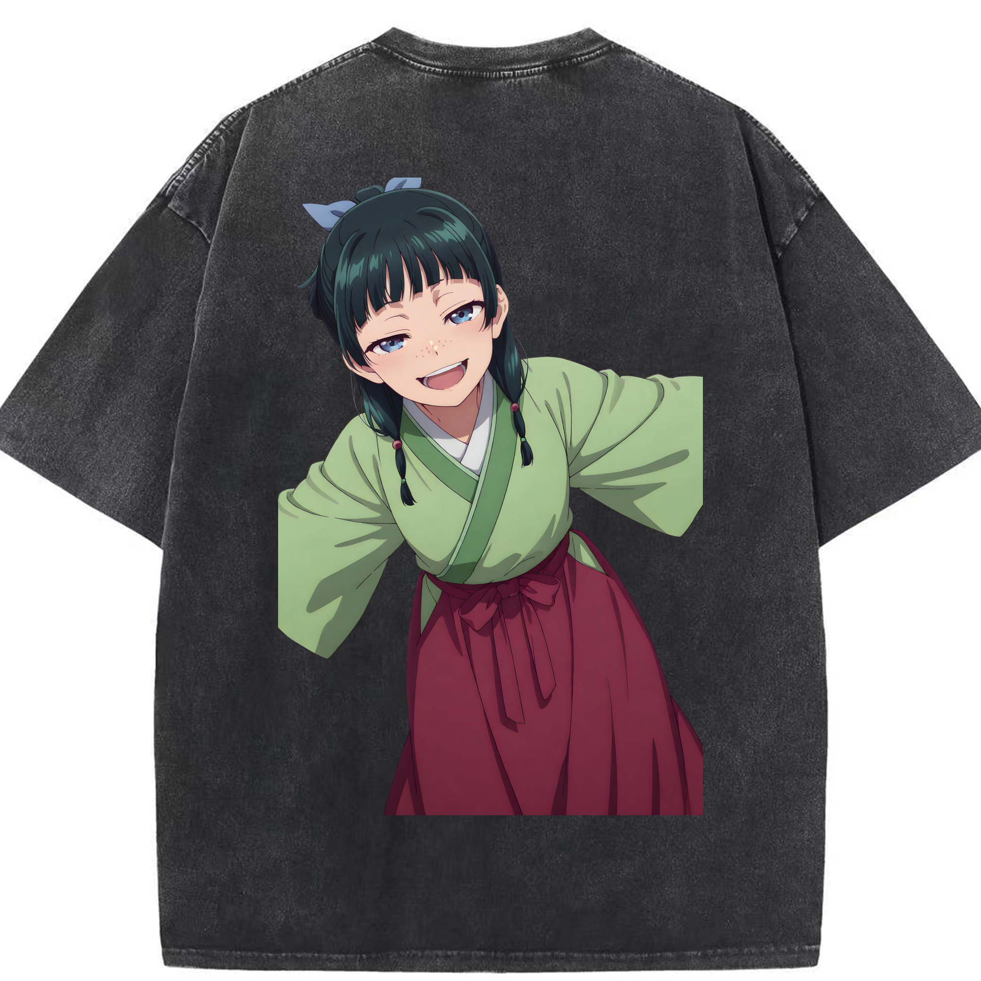 （画像用） 薬屋のひとりごと The Apothecary Diaries 綿100% ヴィンテージ風 半袖Tシャツ（背面プリント）
