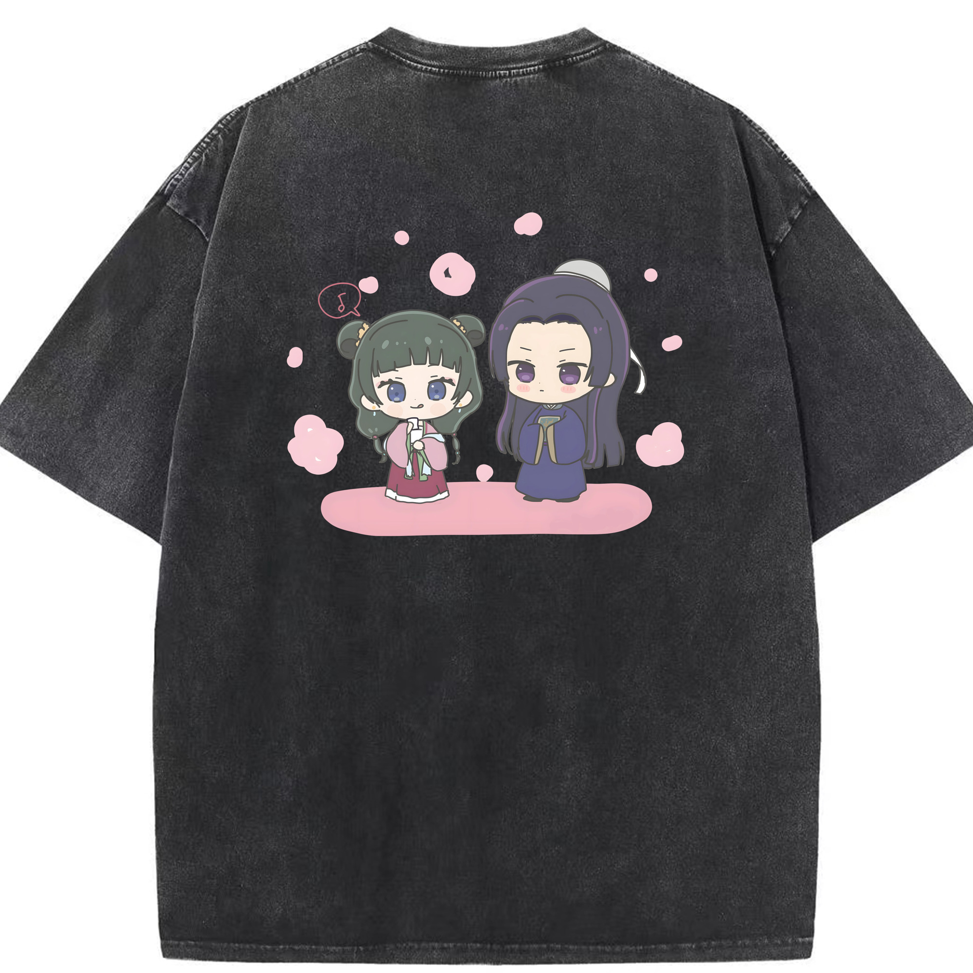 （画像用） 薬屋のひとりごと The Apothecary Diaries 綿100% ヴィンテージ風 半袖Tシャツ（背面プリント）