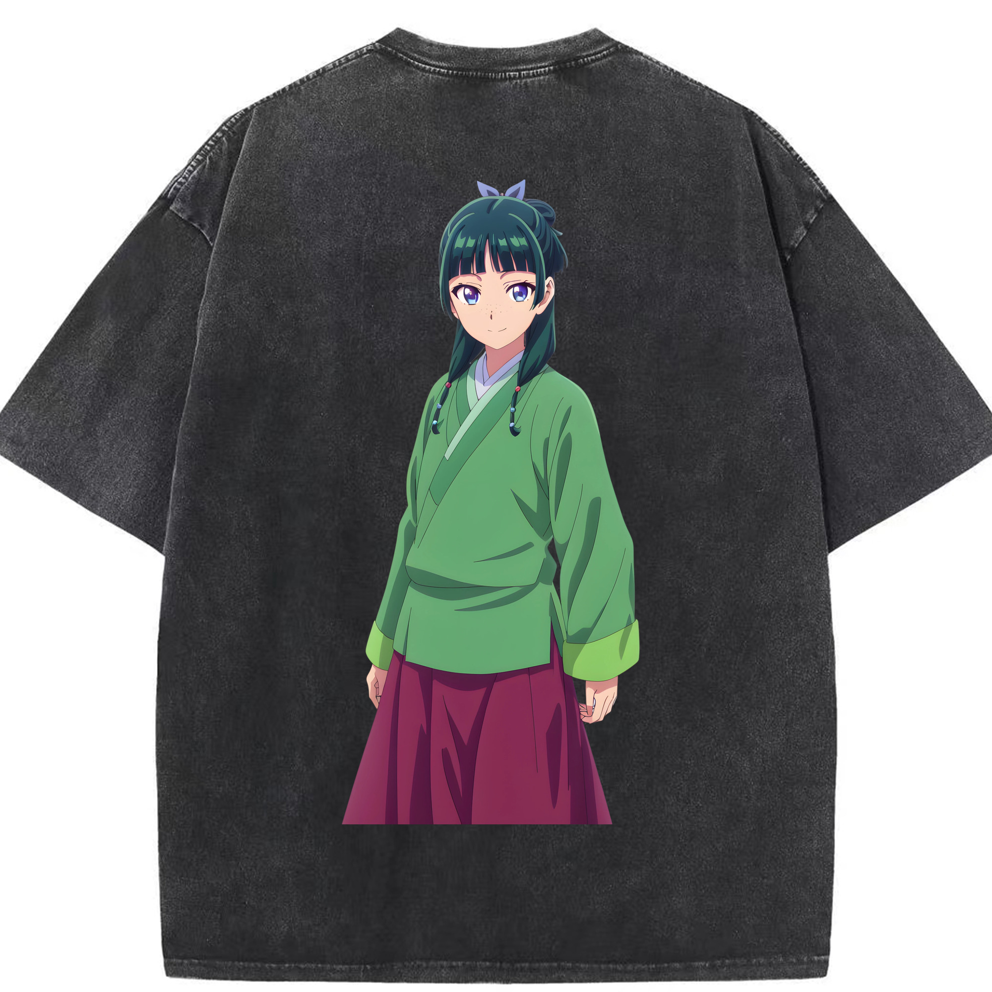 （画像用） 薬屋のひとりごと The Apothecary Diaries 綿100% ヴィンテージ風 半袖Tシャツ（背面プリント）