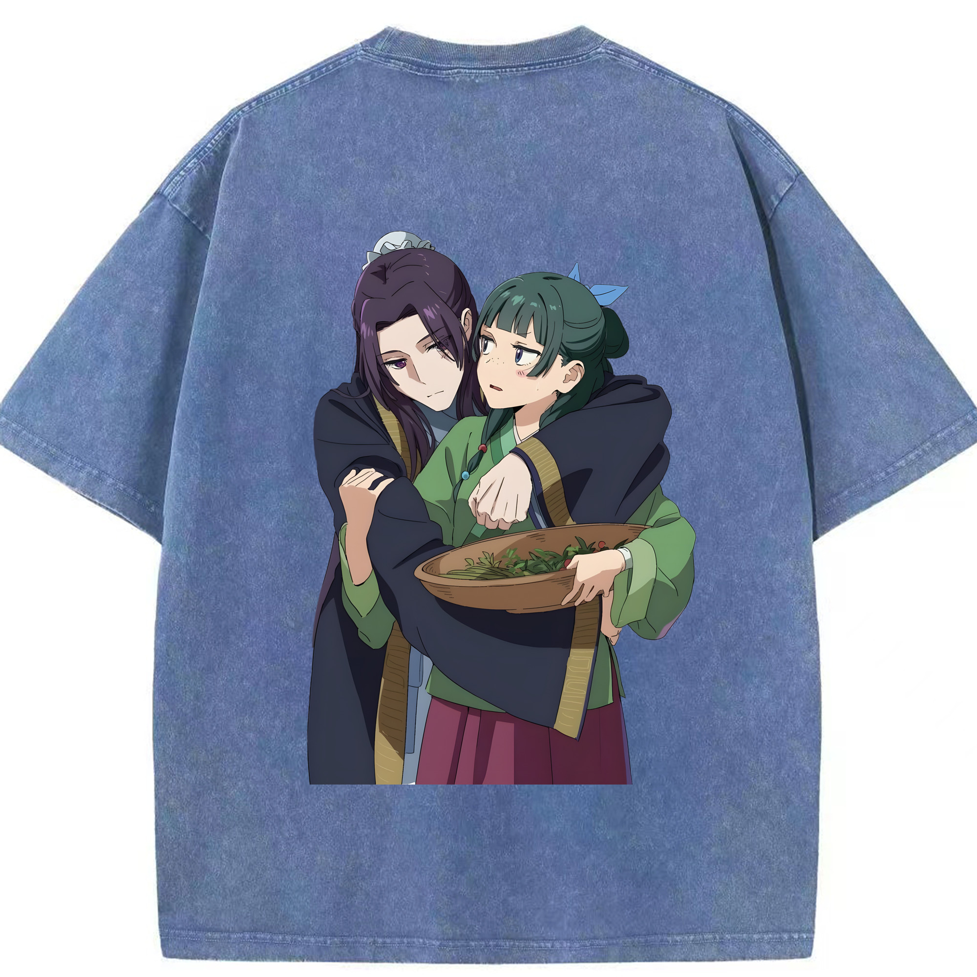 （画像用） 薬屋のひとりごと The Apothecary Diaries 綿100% ヴィンテージ風 半袖Tシャツ（背面プリント）