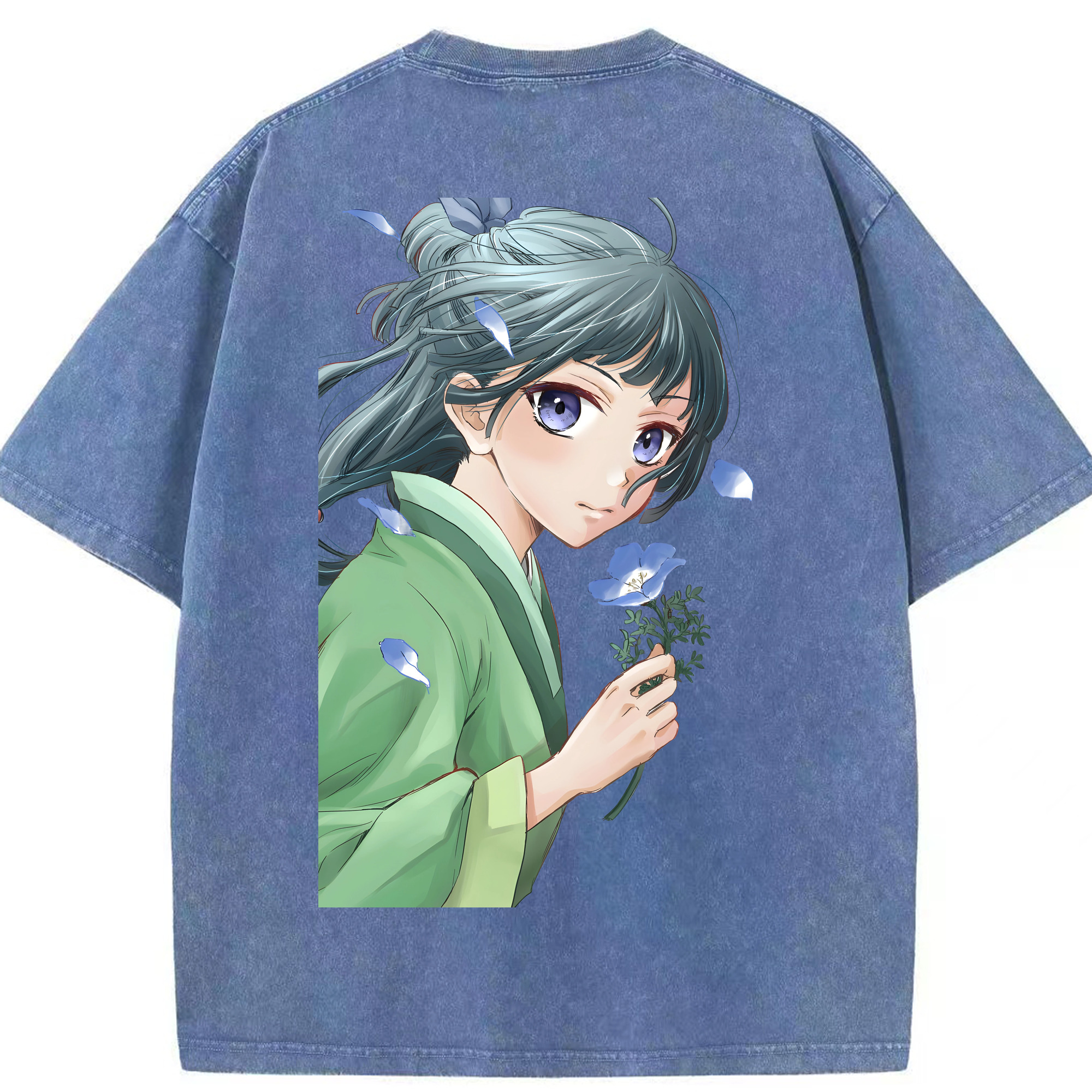 （画像用） 薬屋のひとりごと The Apothecary Diaries 綿100% ヴィンテージ風 半袖Tシャツ（背面プリント）